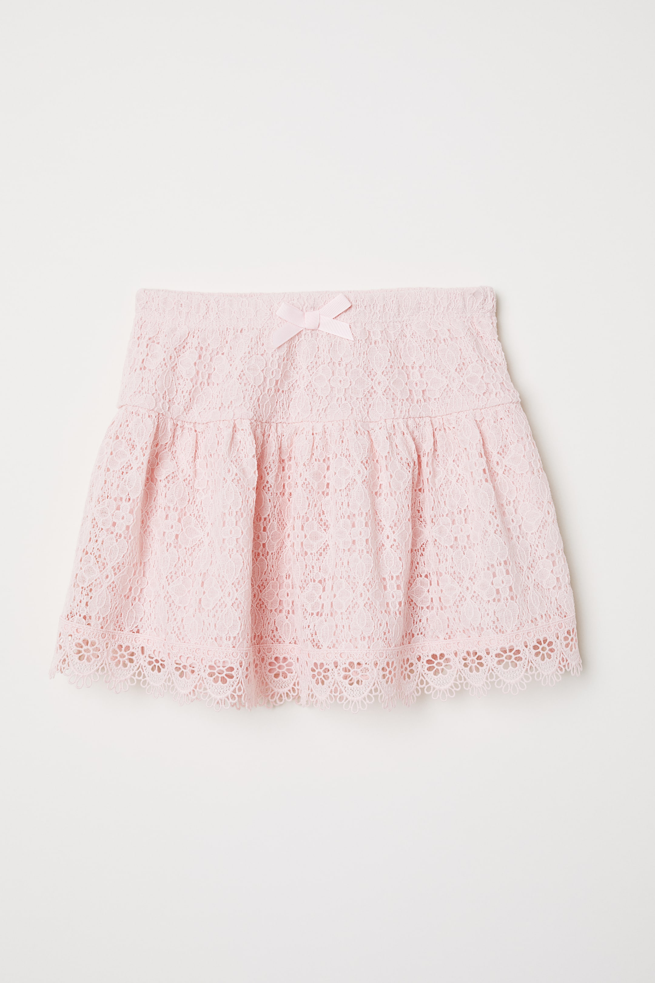 Grotere afbeelding bekijken: Kanten rok - Lichtroze - KINDEREN | H&M NL 1