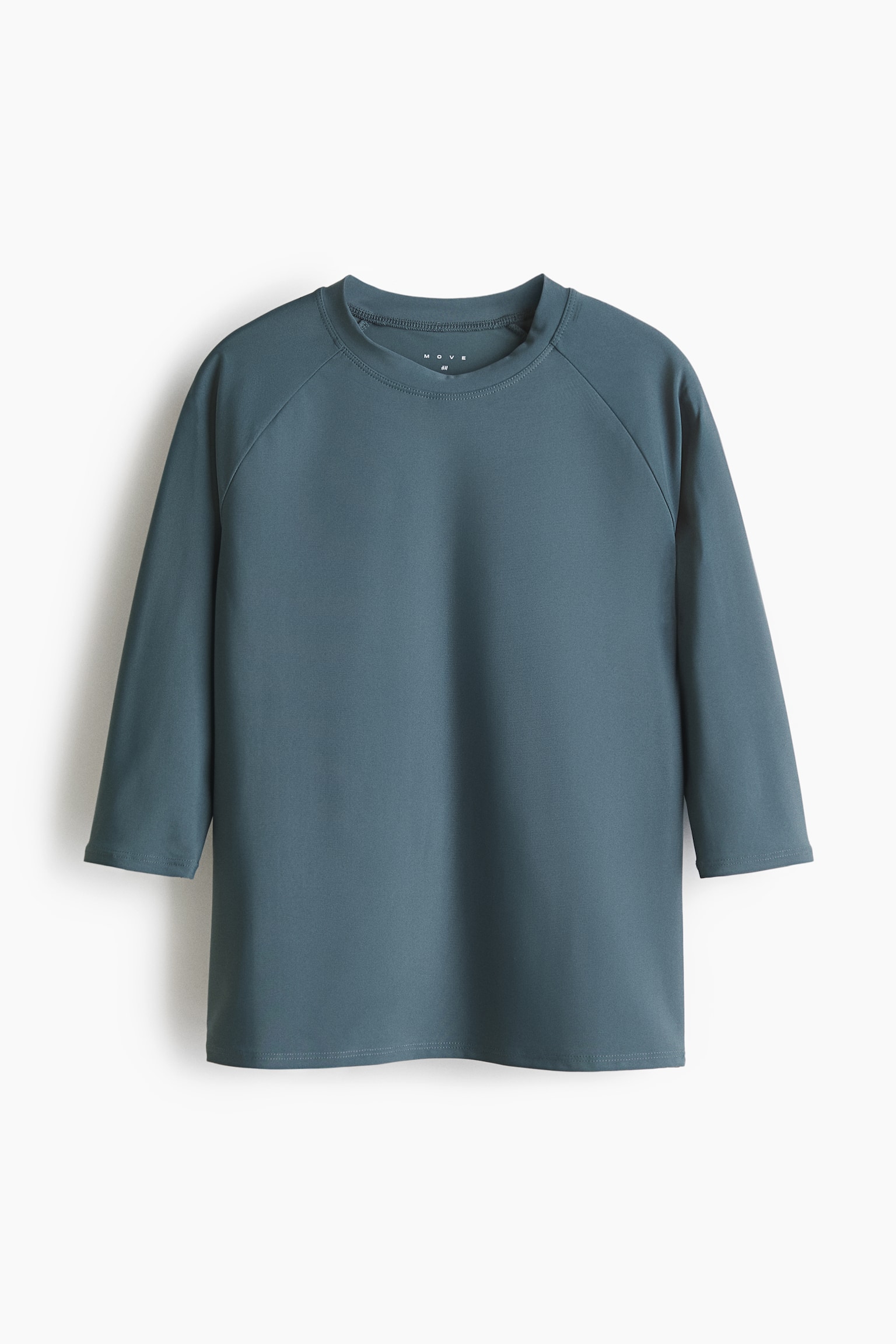 Badeshirt mit UPF 50 - Blaugrün/Auberginenlila