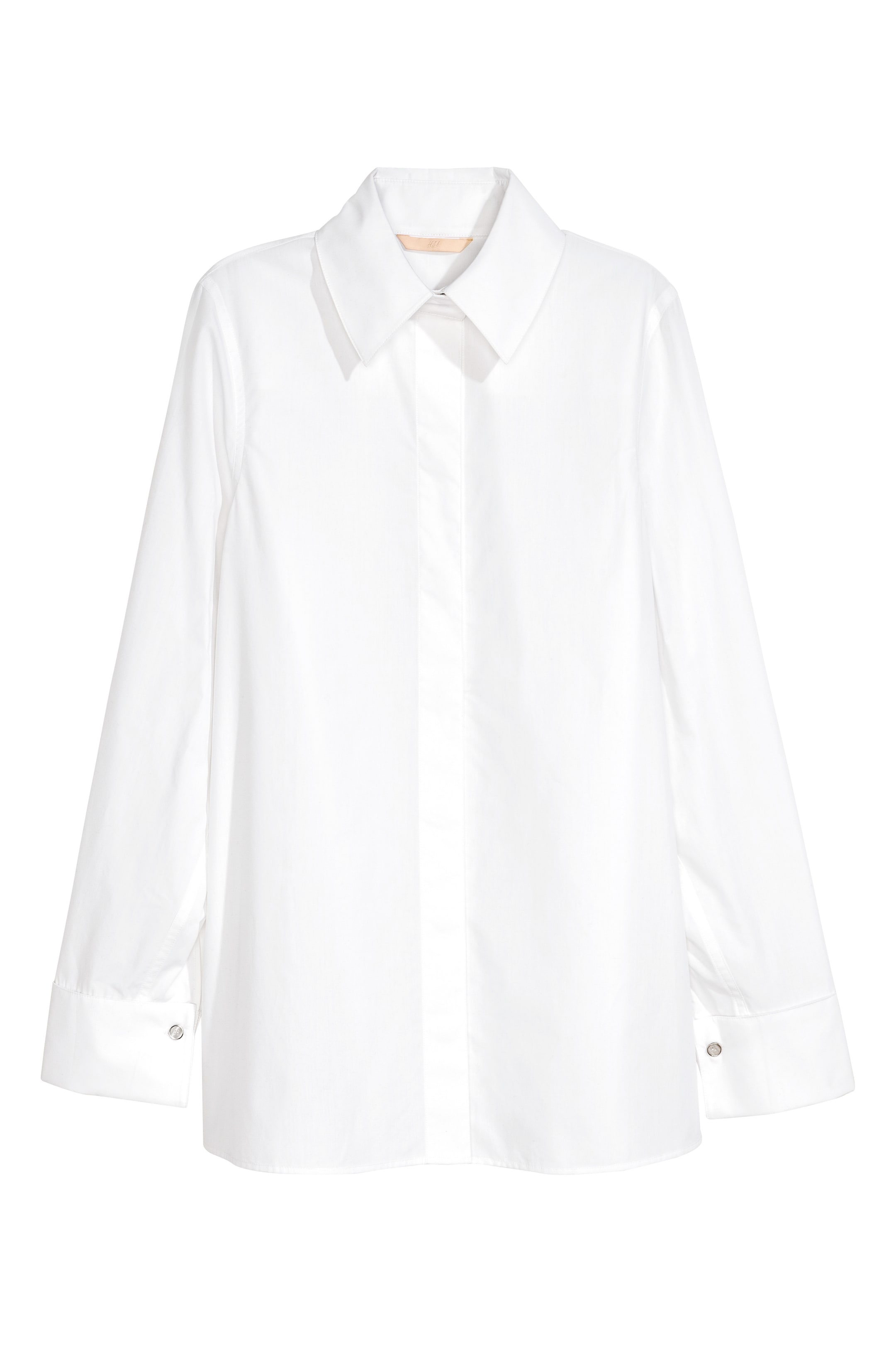 View larger image: Cotton shirt - White - Ladies | H&M GB 1