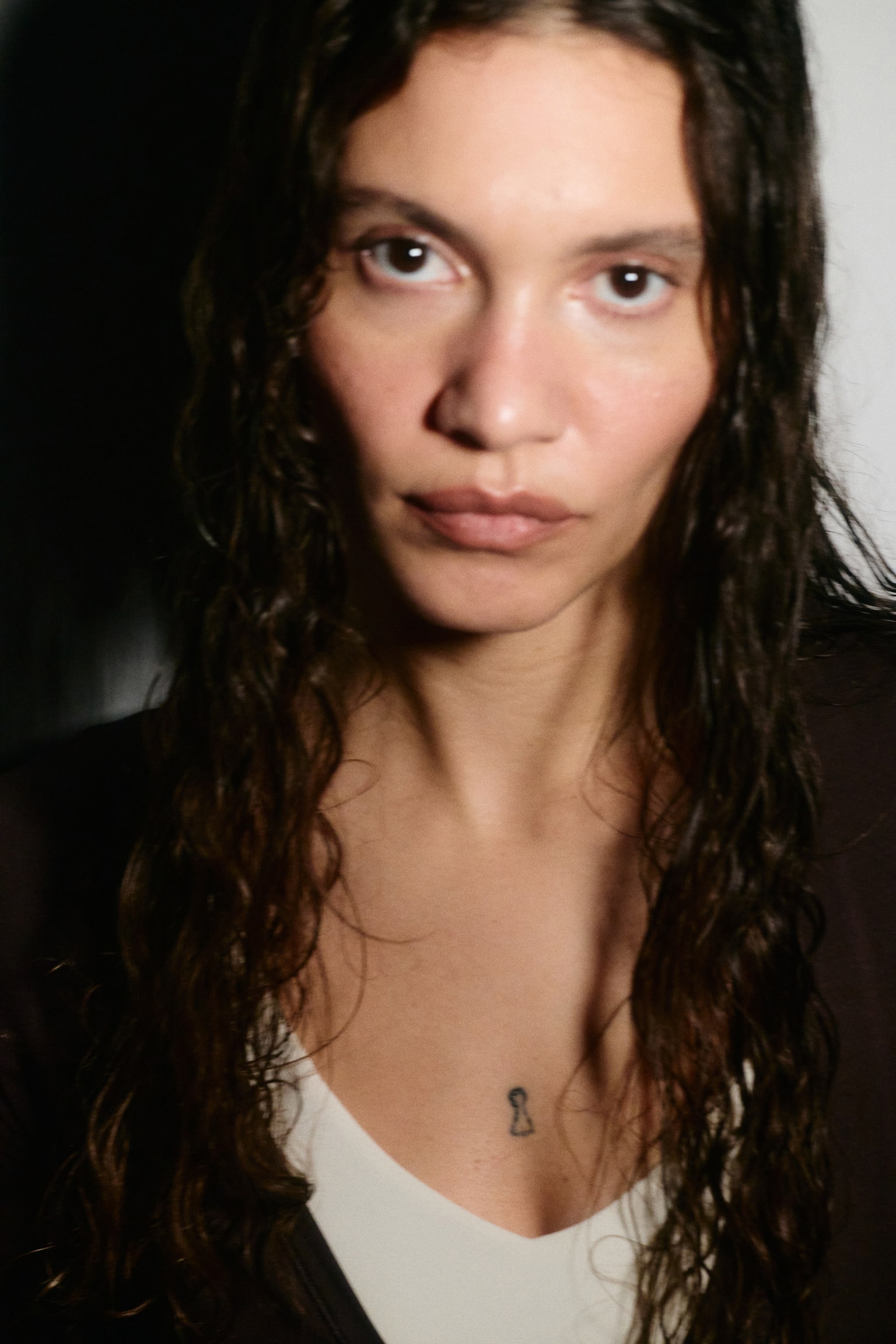 Omlottlagd träningstopp i modal - Varmbrun/Svart/Plommonbrun/Smörgul/Mörk lergrå/Antikrosa/Benvit/Frostig syrenlila/Mjuk rosa/Svart - 5