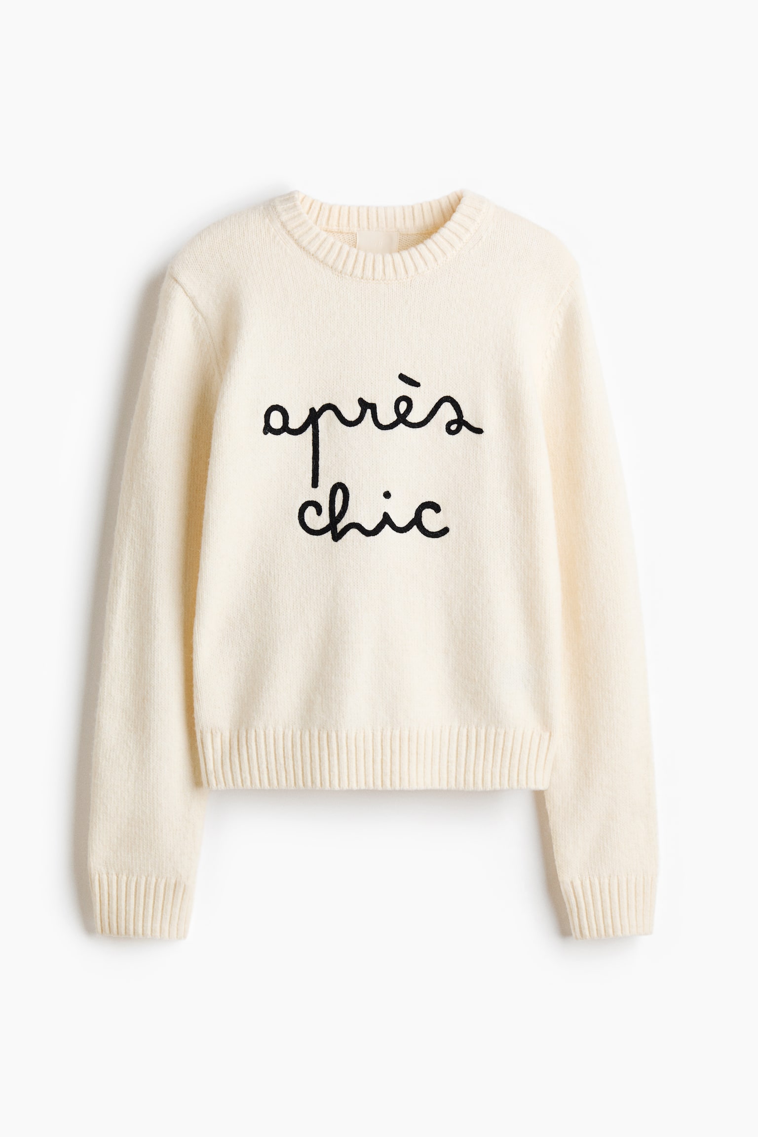 Suéter con diseño jacquard - Crema/Après Chic/Gris jaspeado/Les Alpes