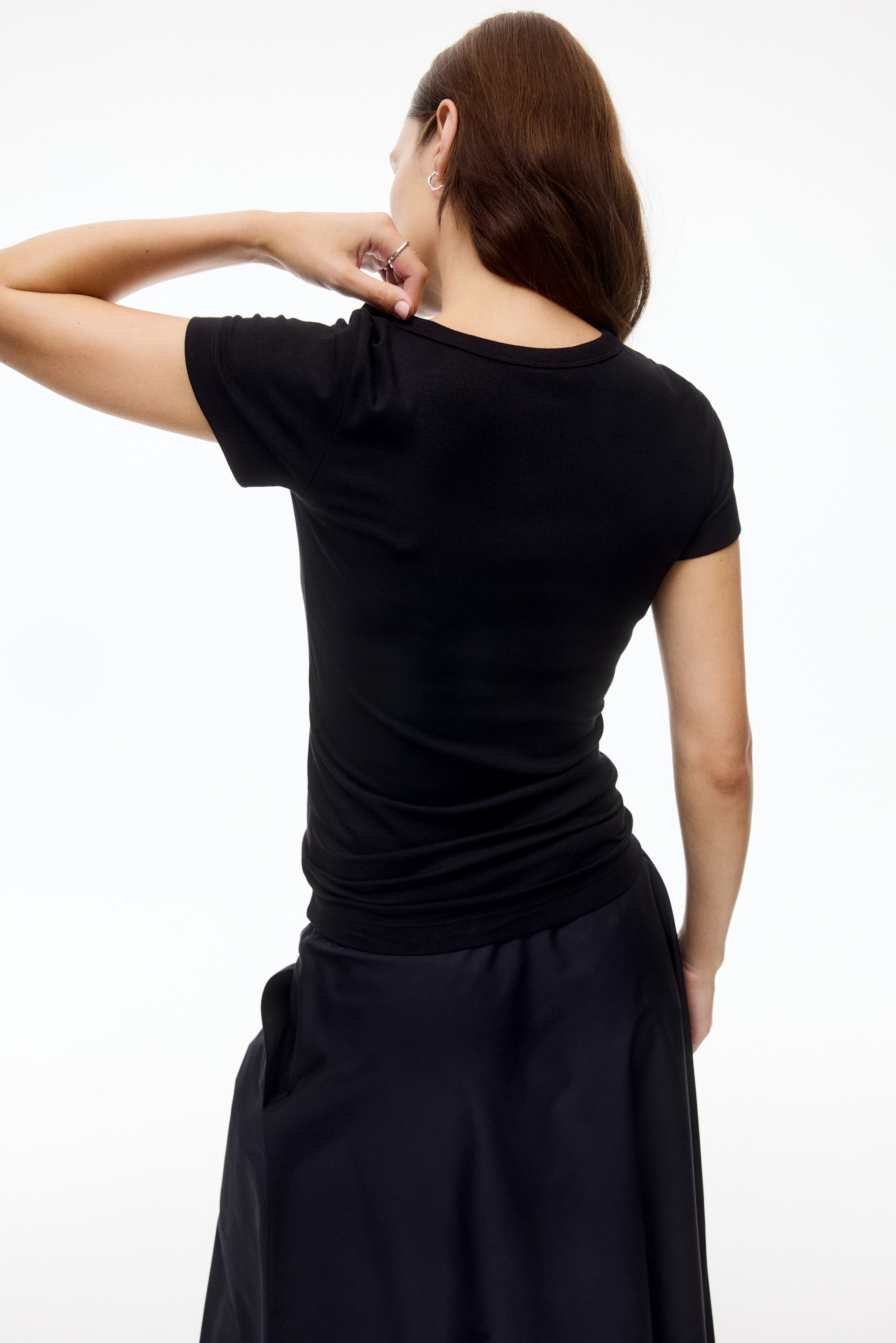MAMA Ribbed Jersey T-Shirt