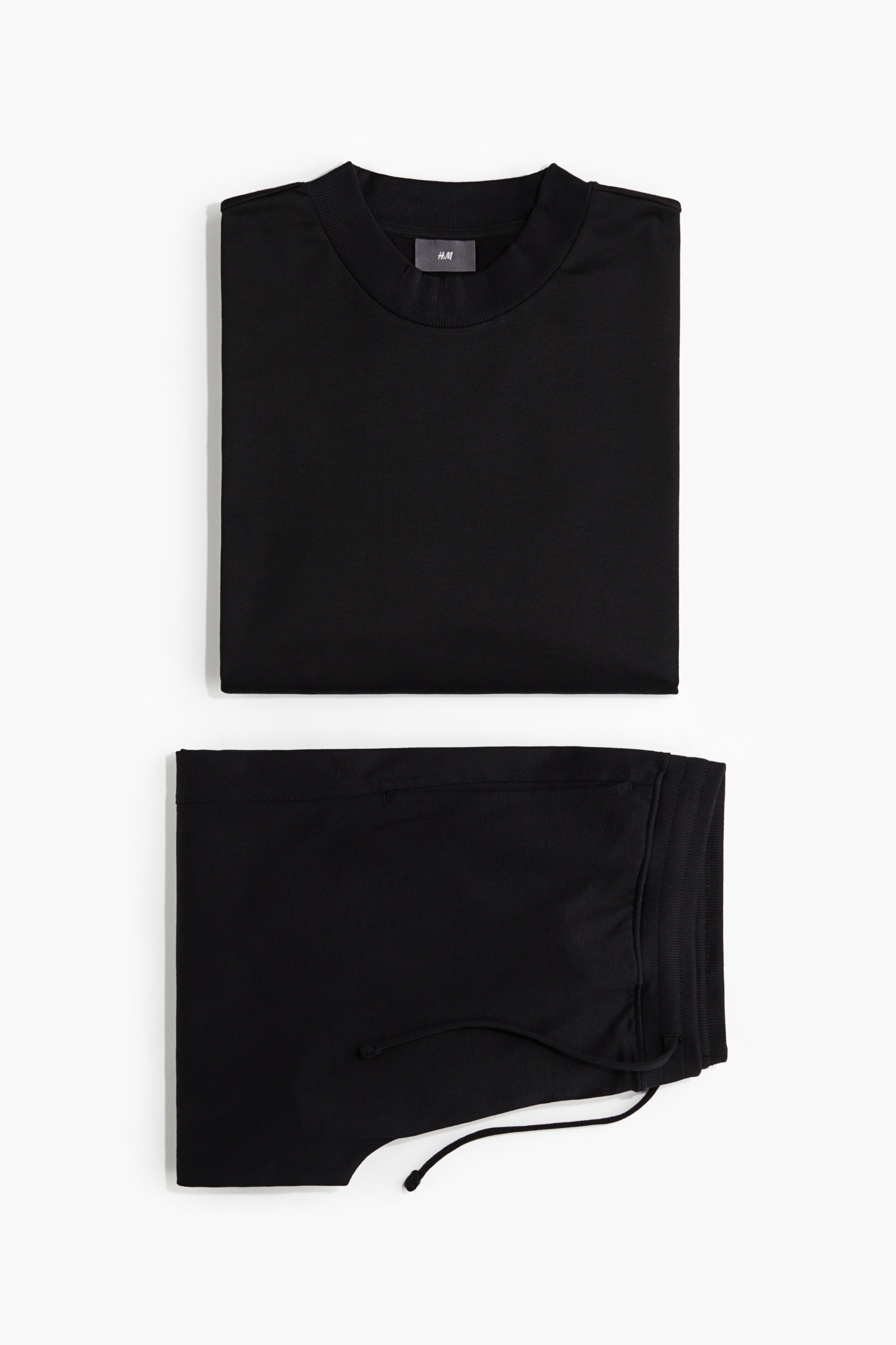 Herr - Svart Pyjamas med tröja och byxa - Size: XS  - H&M