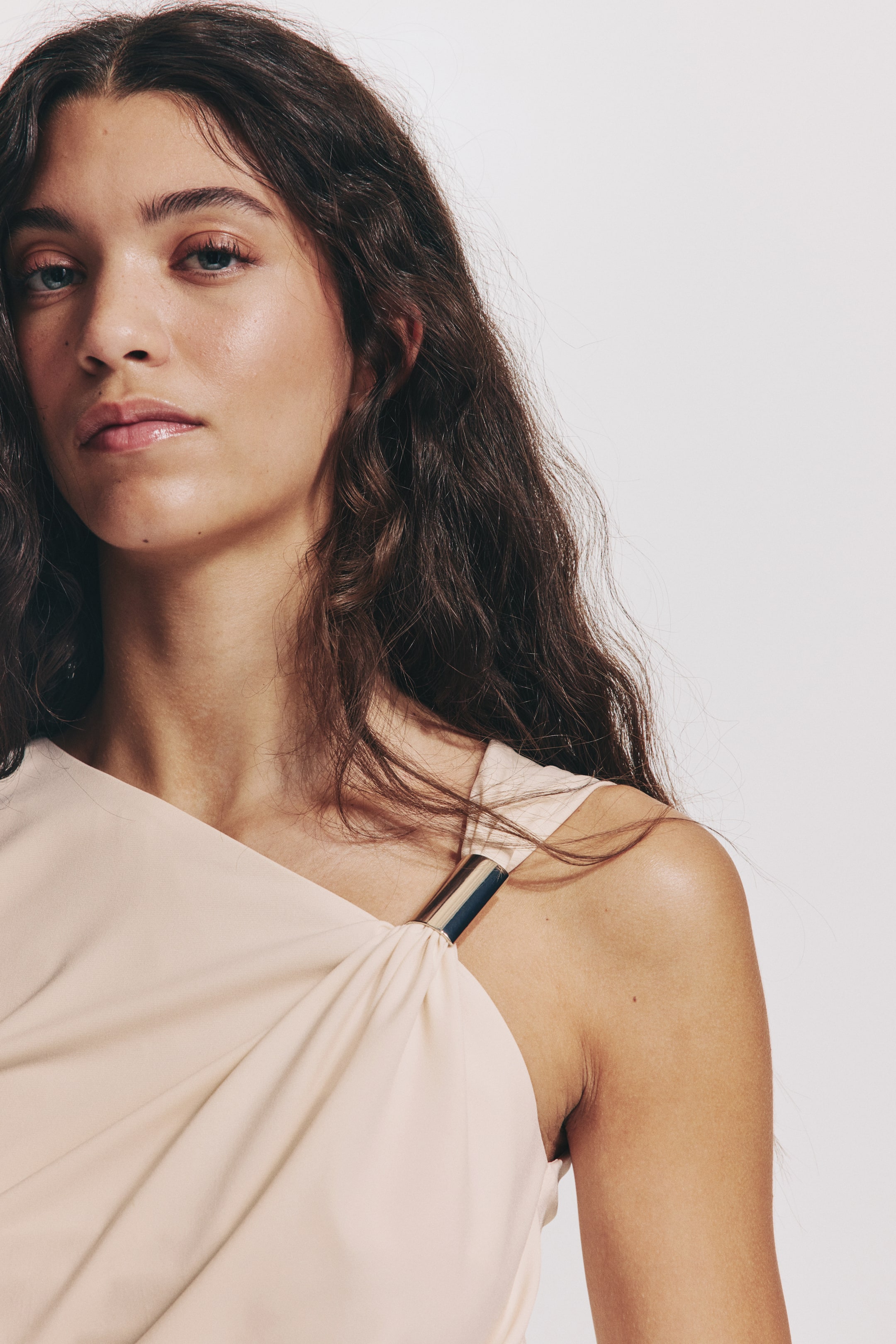 View larger image: Draped top - Light beige - Ladies | H&M IN 3