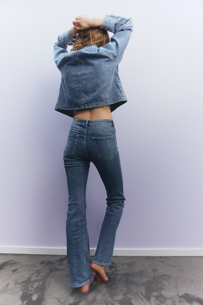 Flared High Jeans - Blu denim/Nero/Blu denim chiaro/Bianco/dc/dc - 3