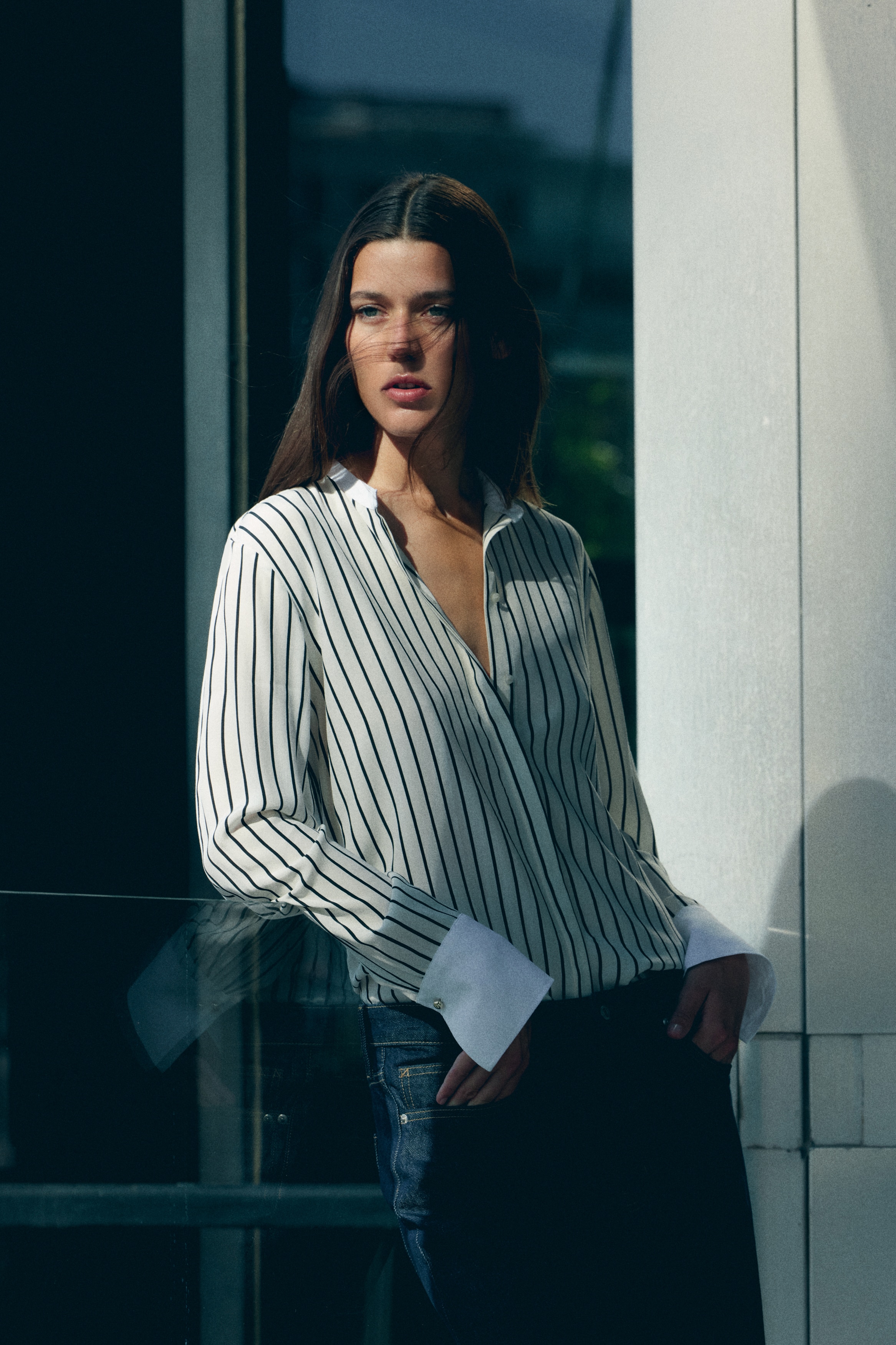 Crêpe blouse