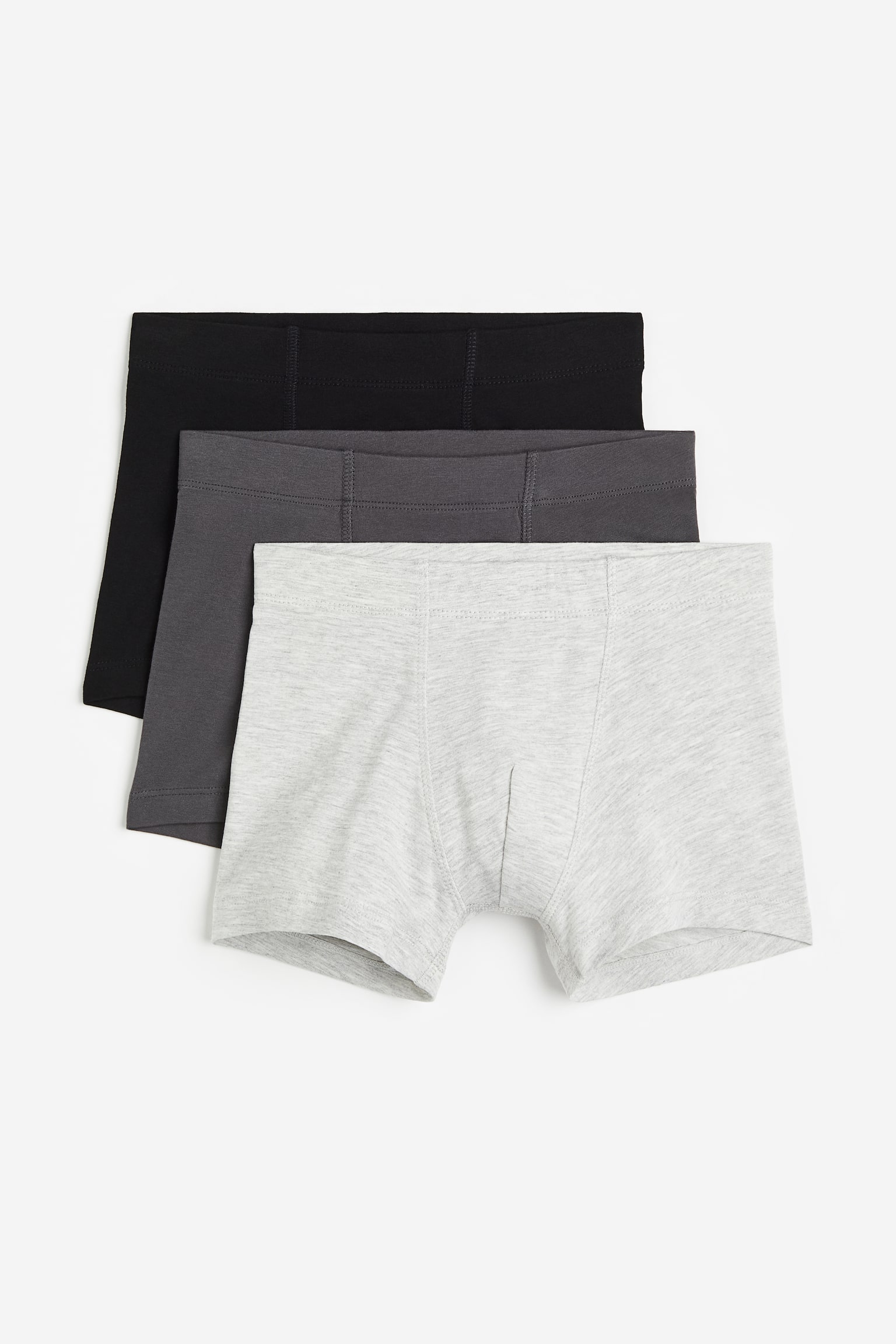 3-pack trunks - Black/Grey - 1