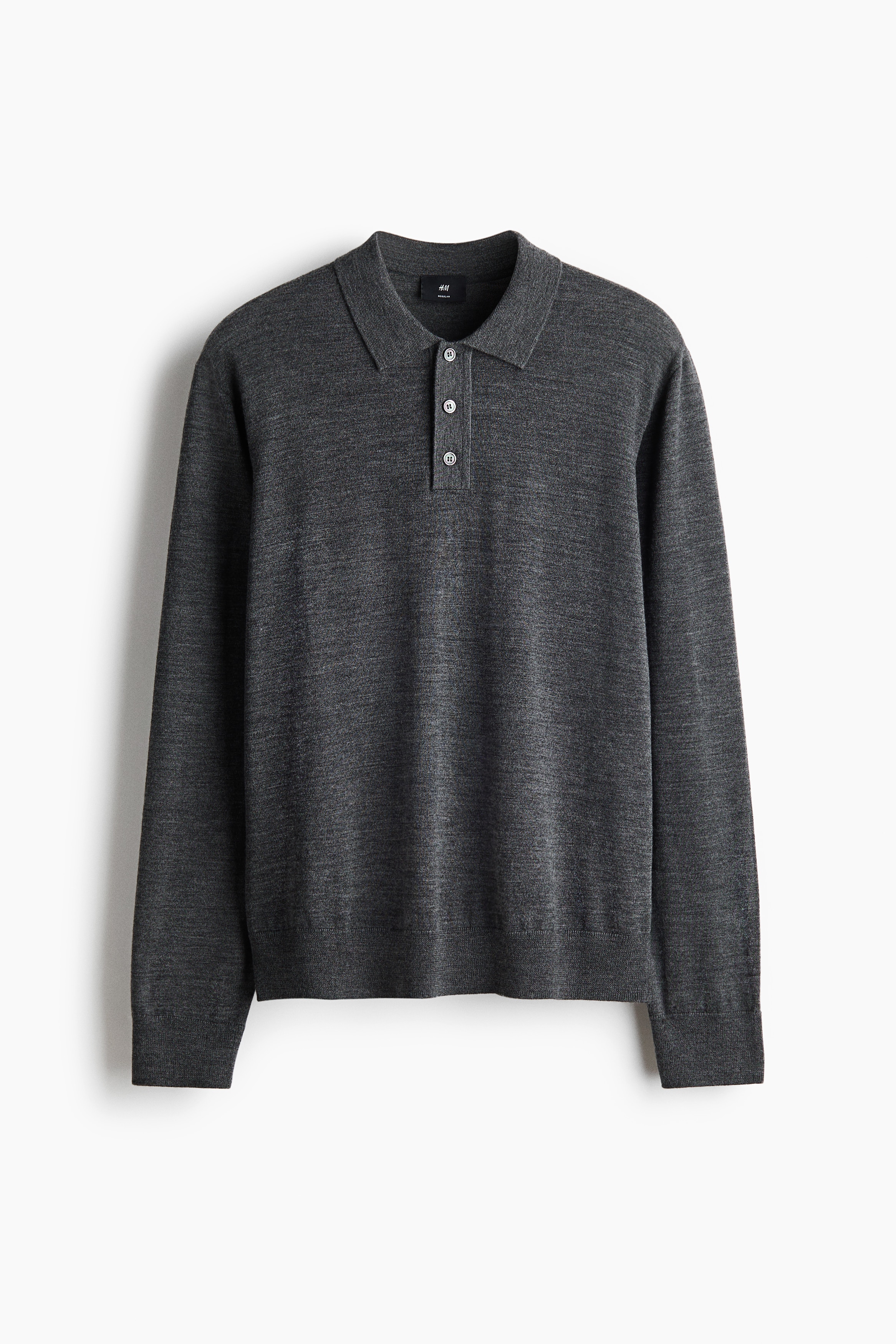 Polo Regular Fit en laine mérinosModèle