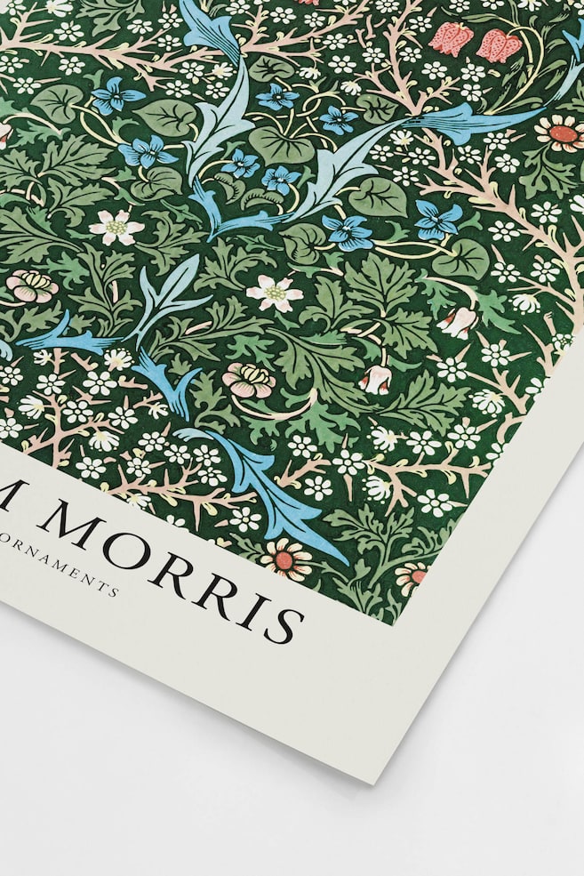 Blackthorn William Morris Póster - Verde - 3