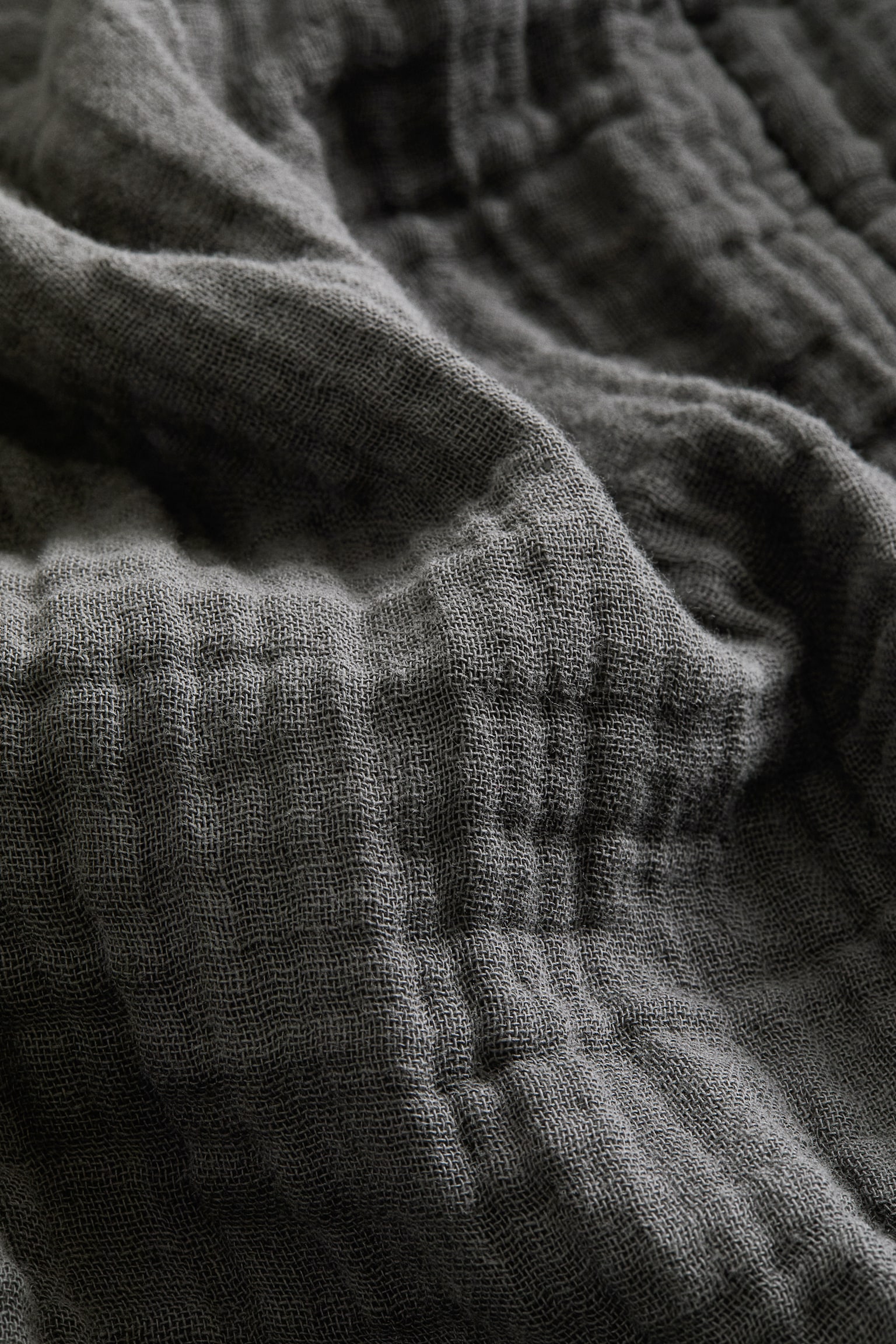 Muslin dressing gown - Anthracite grey/Old rose/Light khaki green/Light mole/Light blue/Beige/White - 4