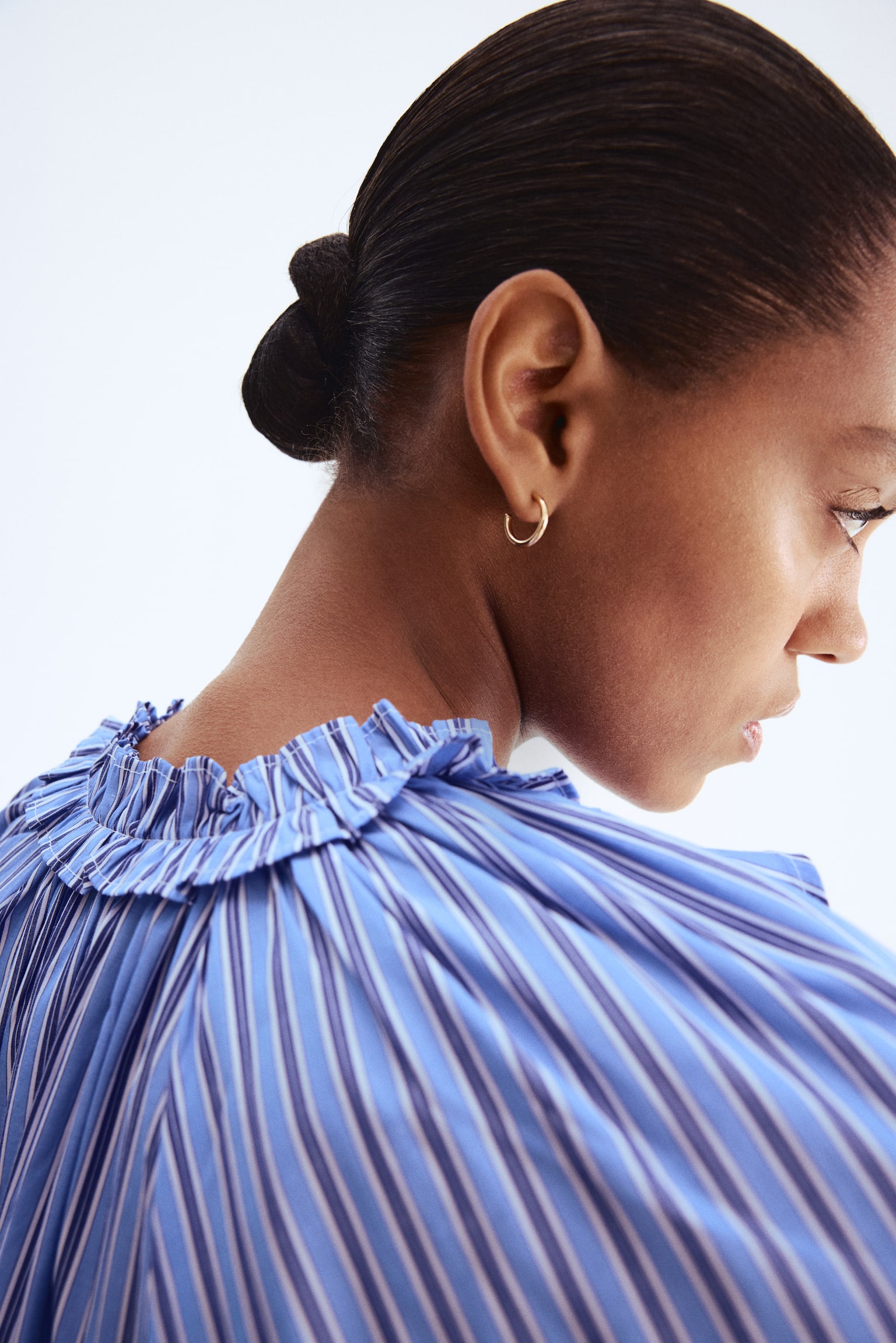 Fodorszegős blúz - Kék/csíkos - 6