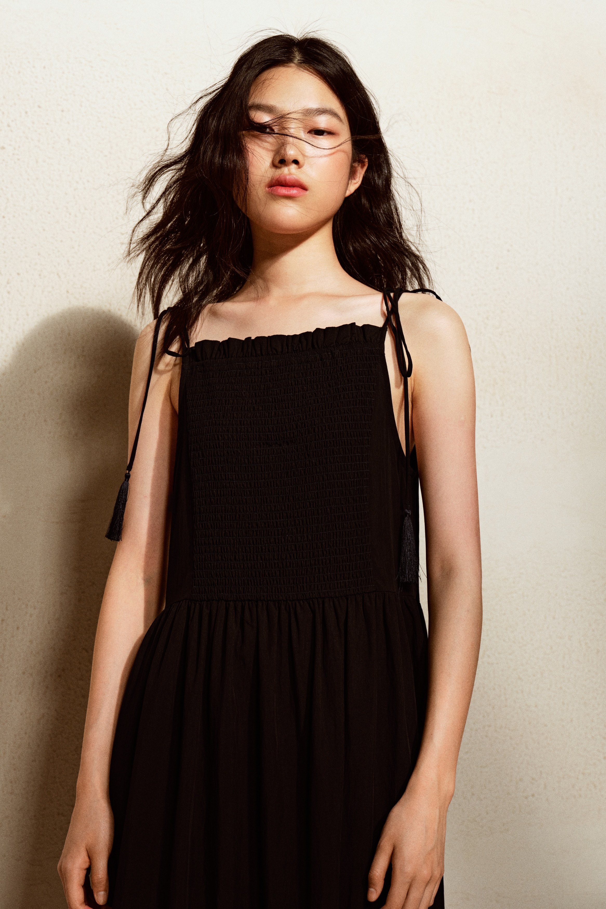 【美品】Y's ハイウエストスカート　ストラップワンピースブラック セットアップ スカート ハイウエスト aライン ワンピース 膝丈