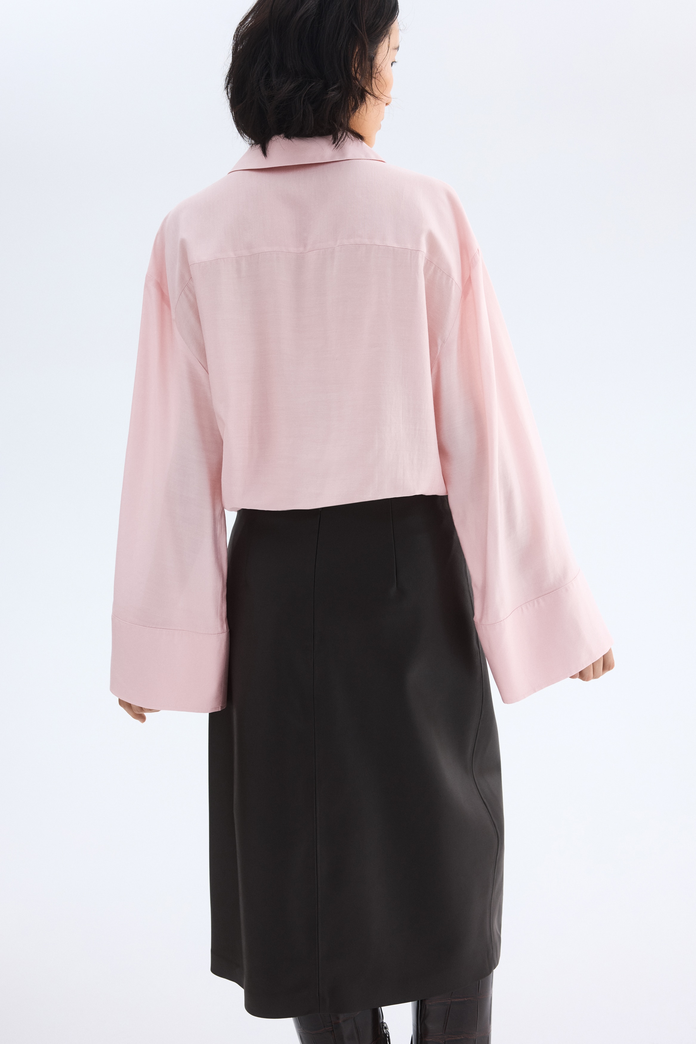Camicia oversize in misto lino - Rosa - DONNA | H&M IT Camicia oversize in misto lino - Rosa - DONNA | H&M IT