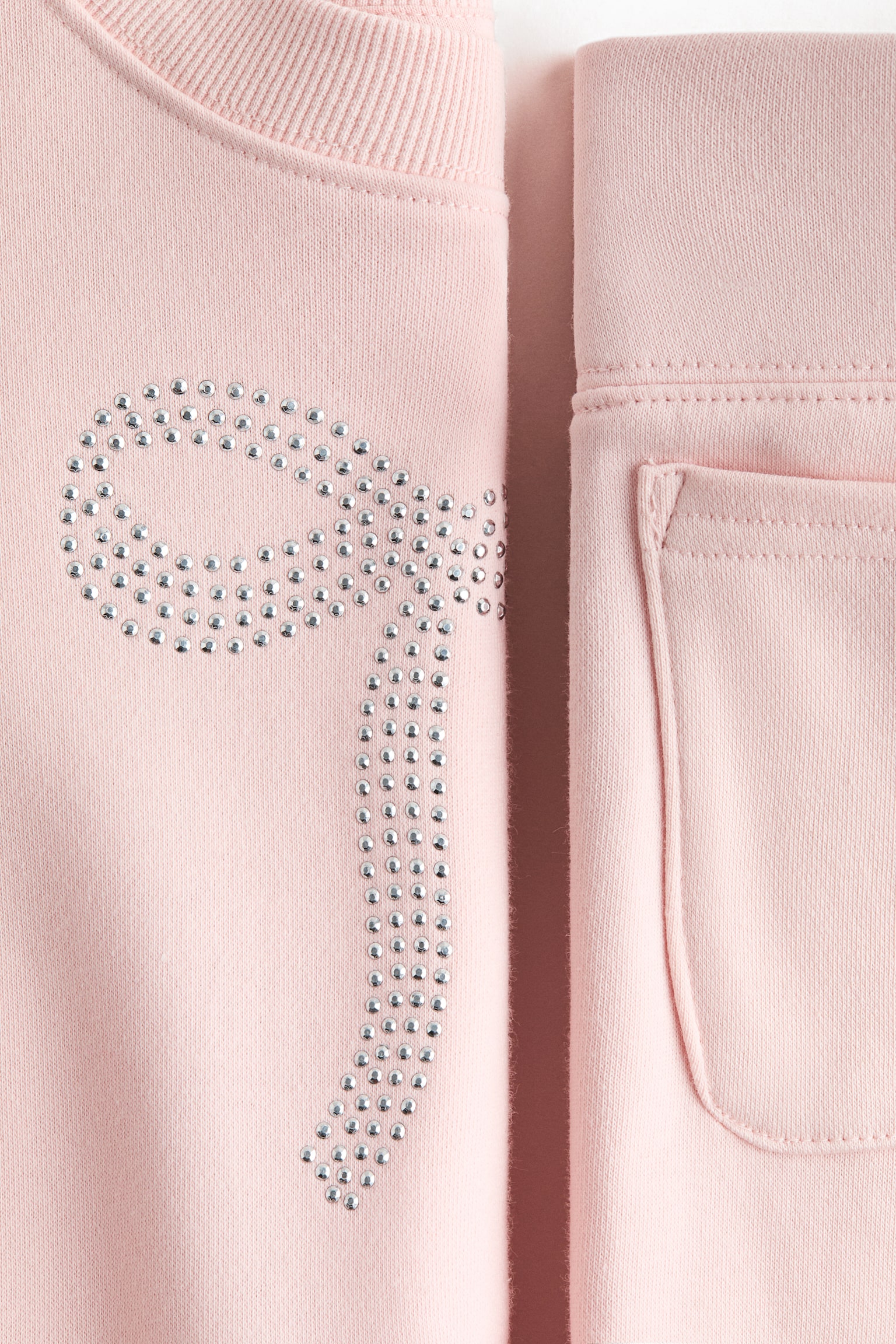 2-piece sweatshirt and joggers set - Light pink/Bow/Navy blue/California/Blue/Paris - 2