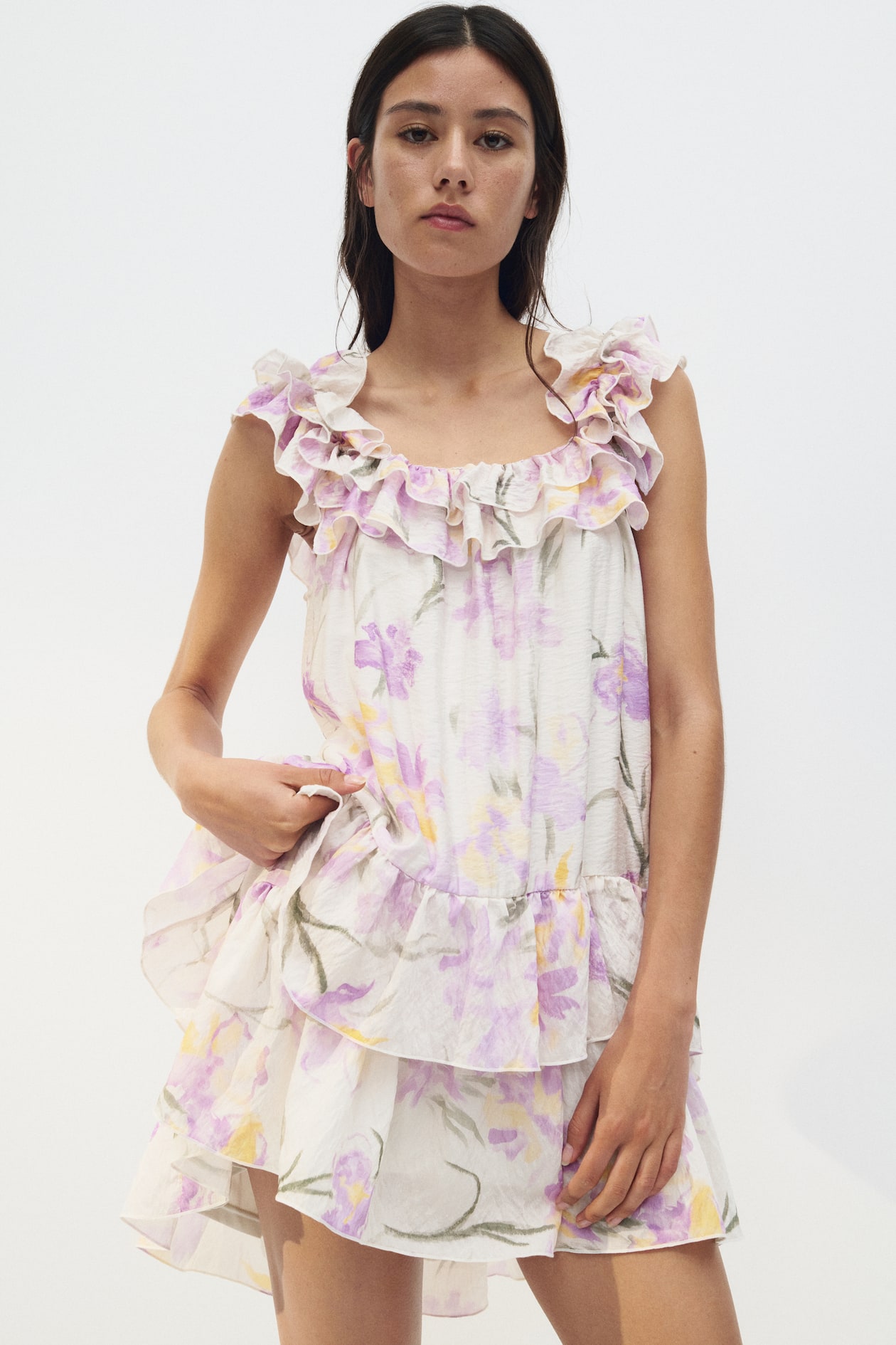 Ruffle-Trimmed Dress - image 2