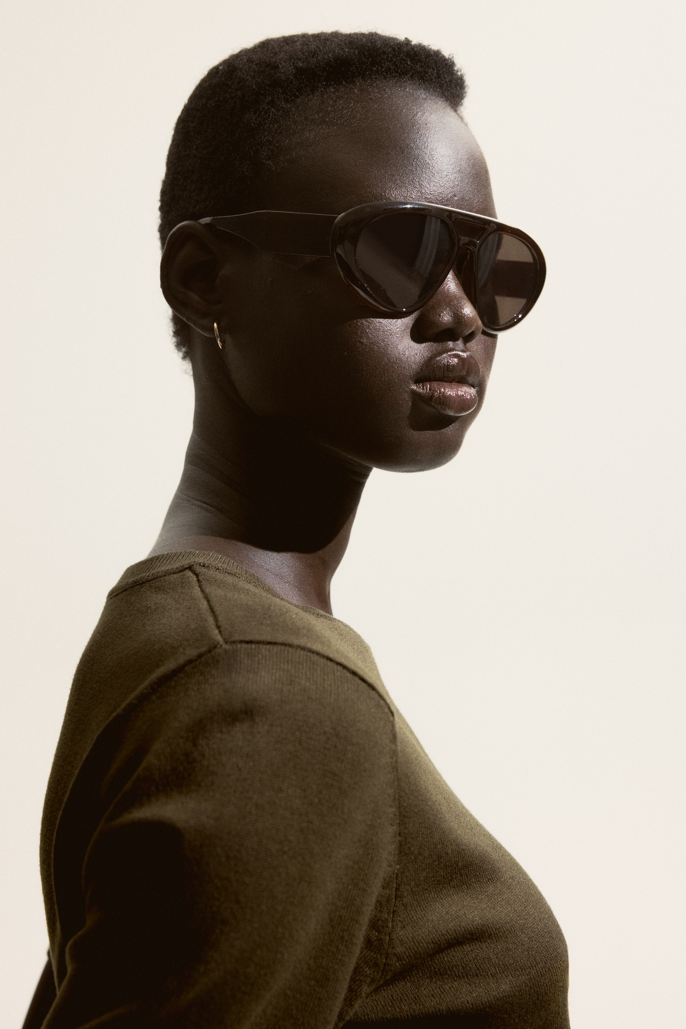 H & M - ファインニットトップス - グリーン H & M - ファインニットトップス - グリーン