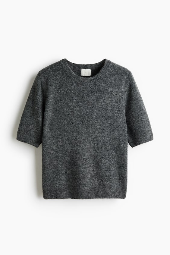 Женские футболки H&M Fine-Knit T-Shirt