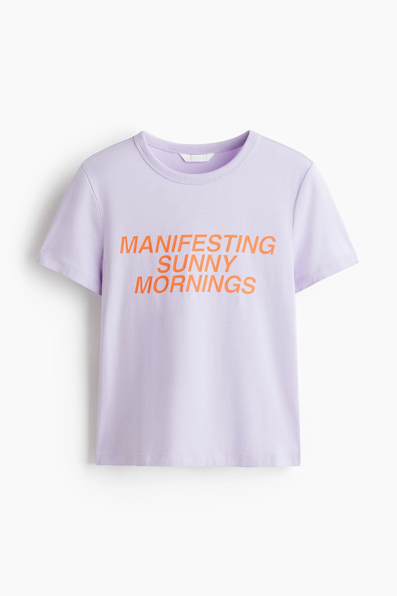 T-shirt in misto viscosa con stampa - Viola chiaro/Manifesting/Bianco/Out of office/Giallo burro/Tan Lines/Turchese chiaro/Lost - 1