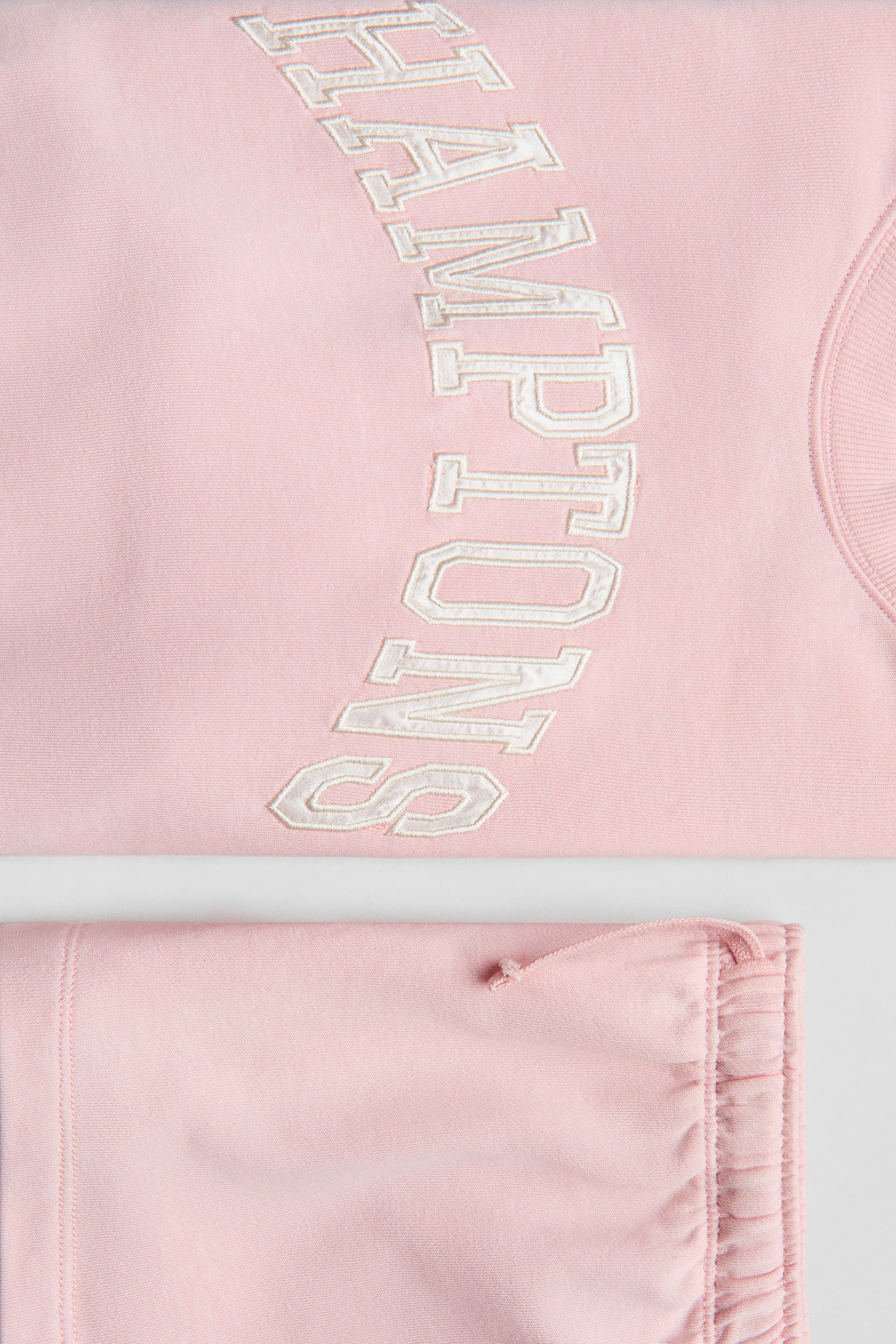 スウェット2アイテムセット - ライトピンク／Hamptons/クリーム／テディベア - 2