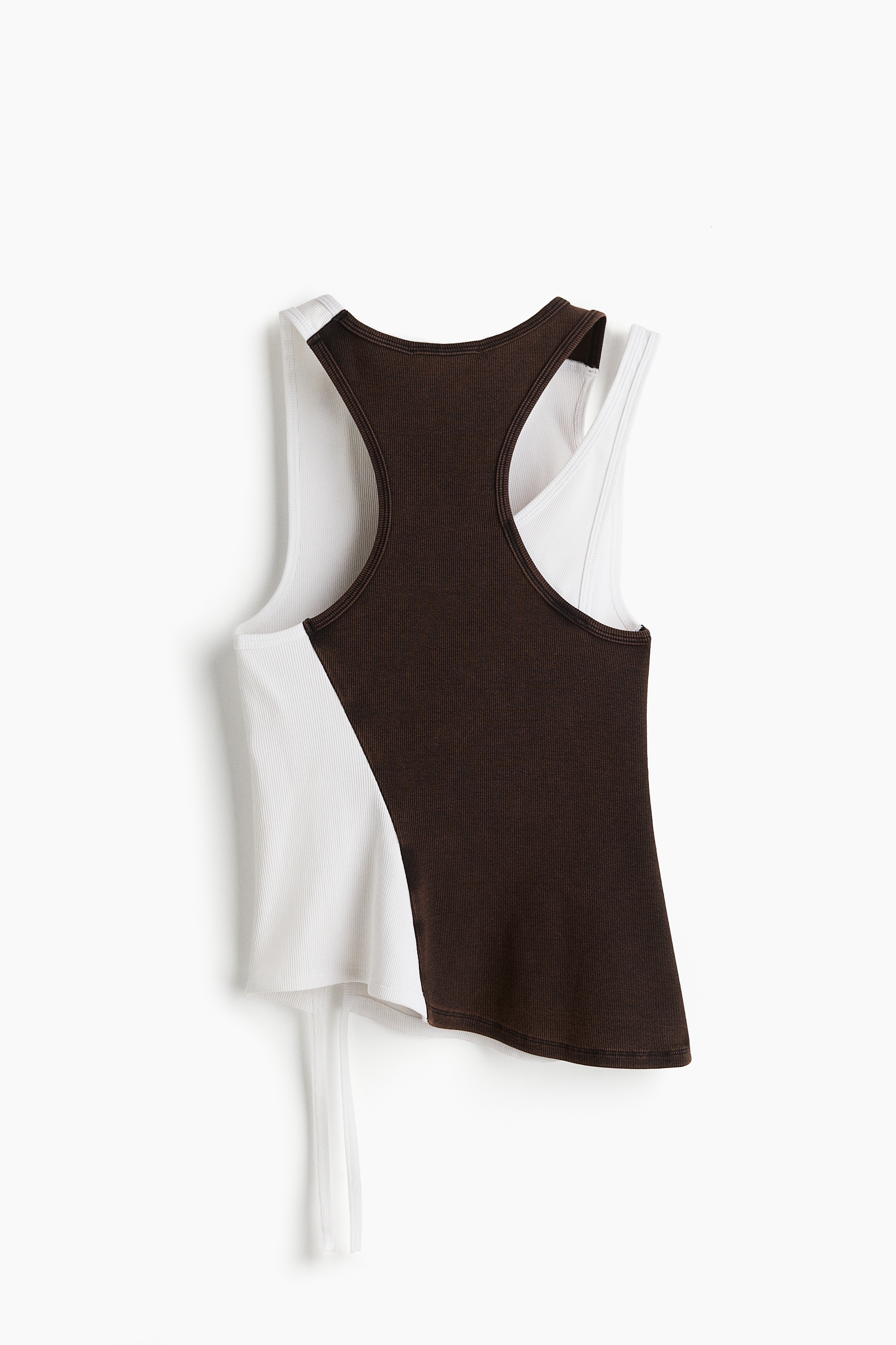 Asymmetric vest top