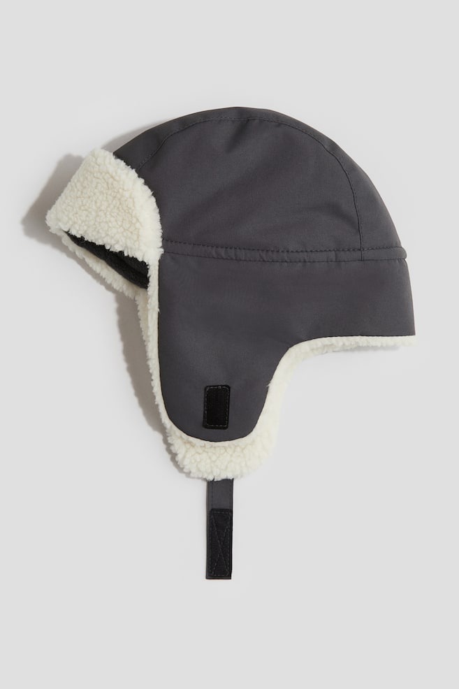 Water-repellent hat - Dark grey - 1