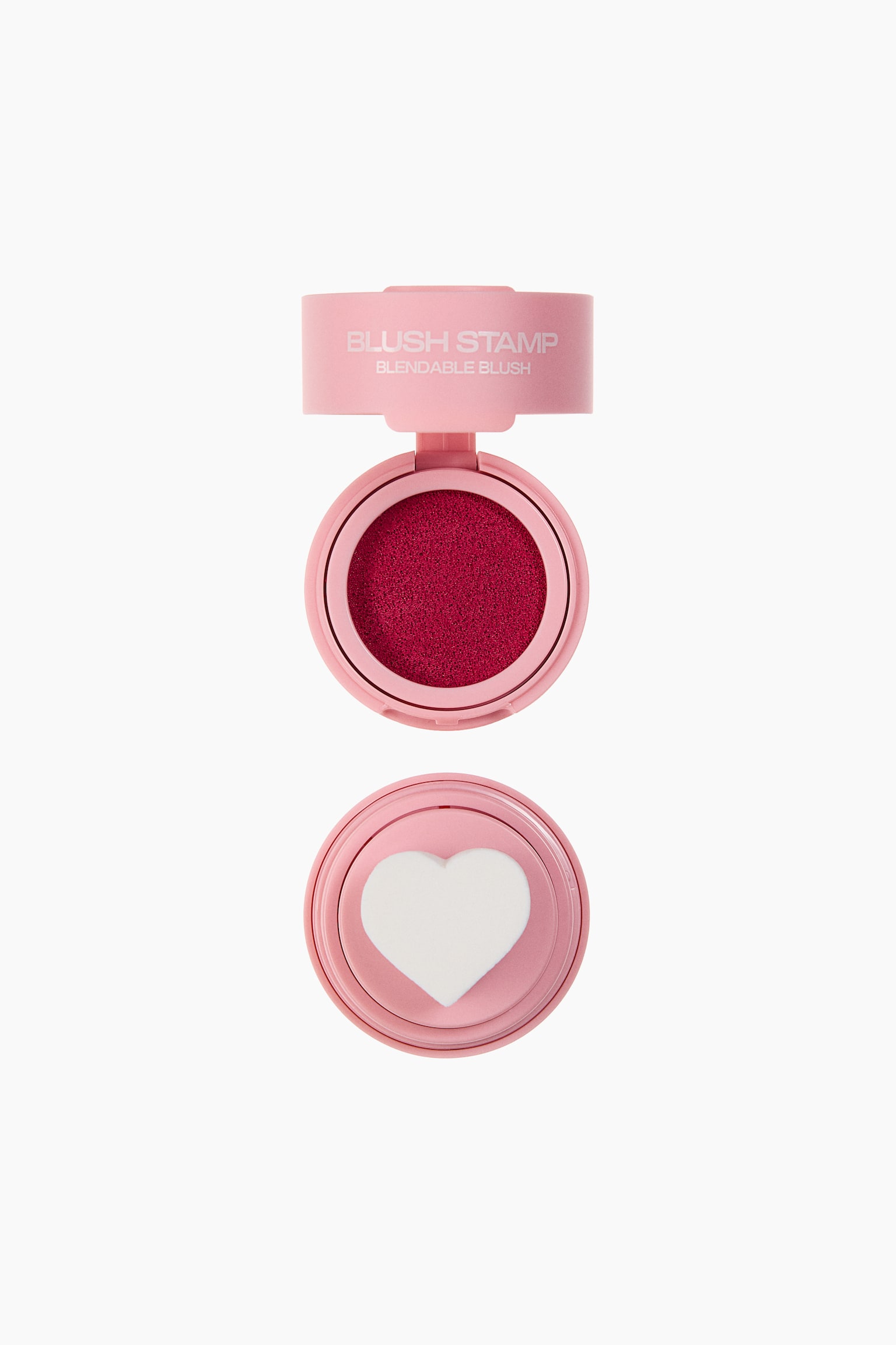 Heart-shaped blush stamp - Pink