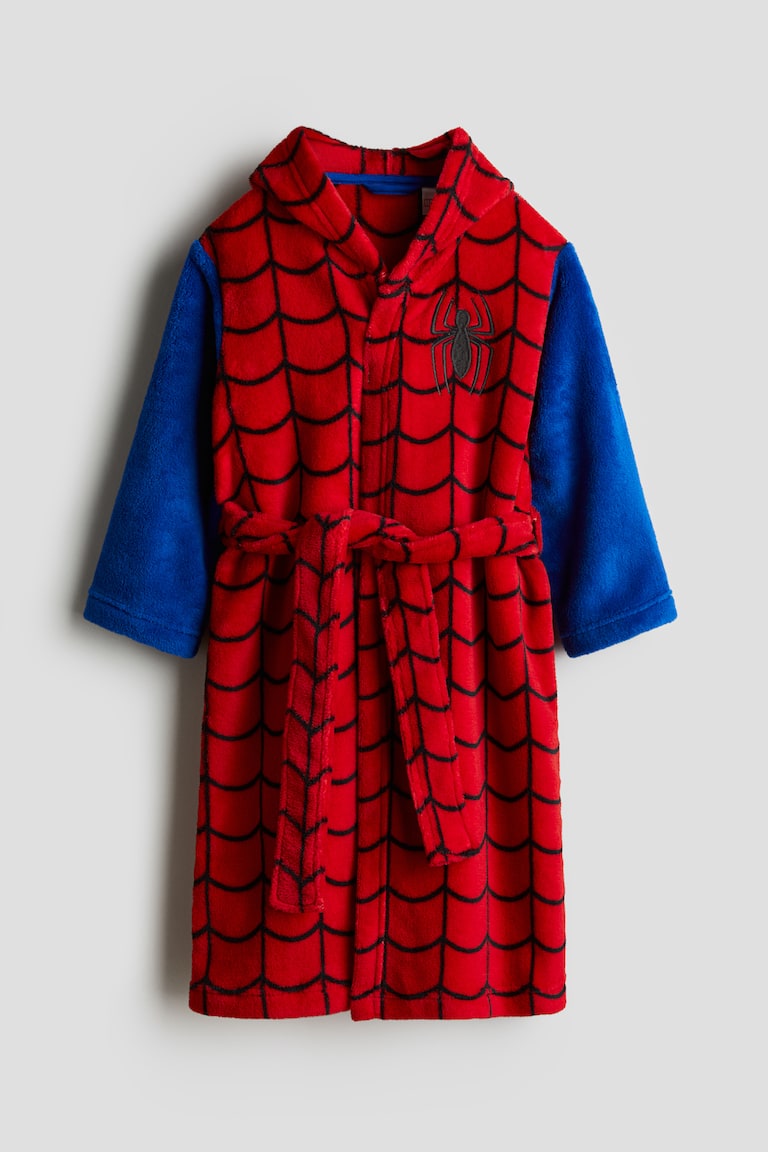 Fleece dressing gown Rouge/Spider-Man ENFANT H&M FR