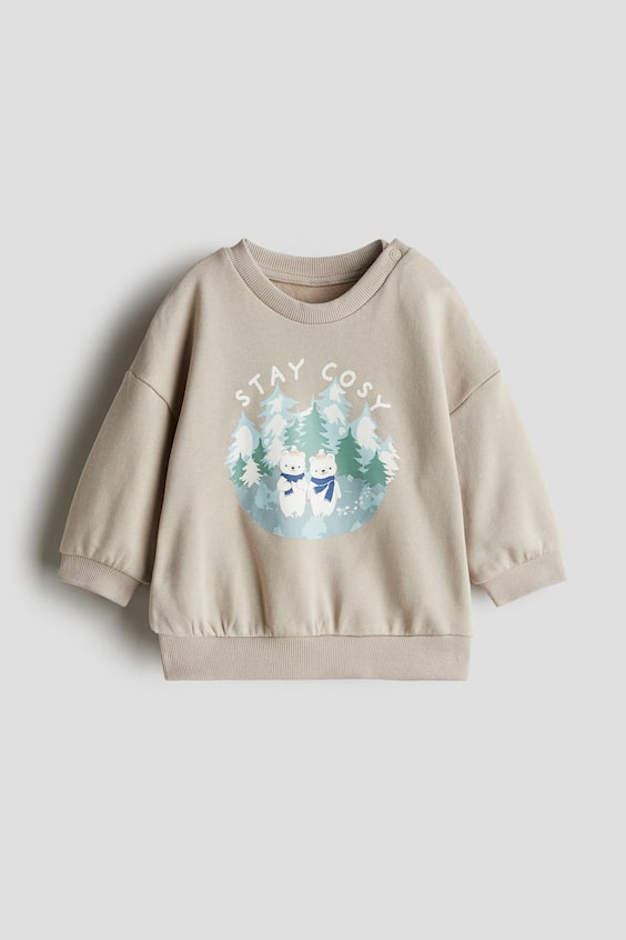 Детские худи H&M Printed Sweatshirt