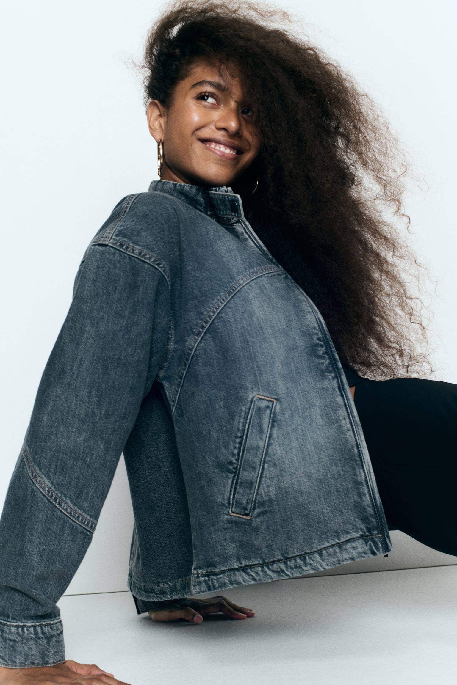 Куртка H&M Denim Jacket, цвет: Джинсовый синий — фото 4