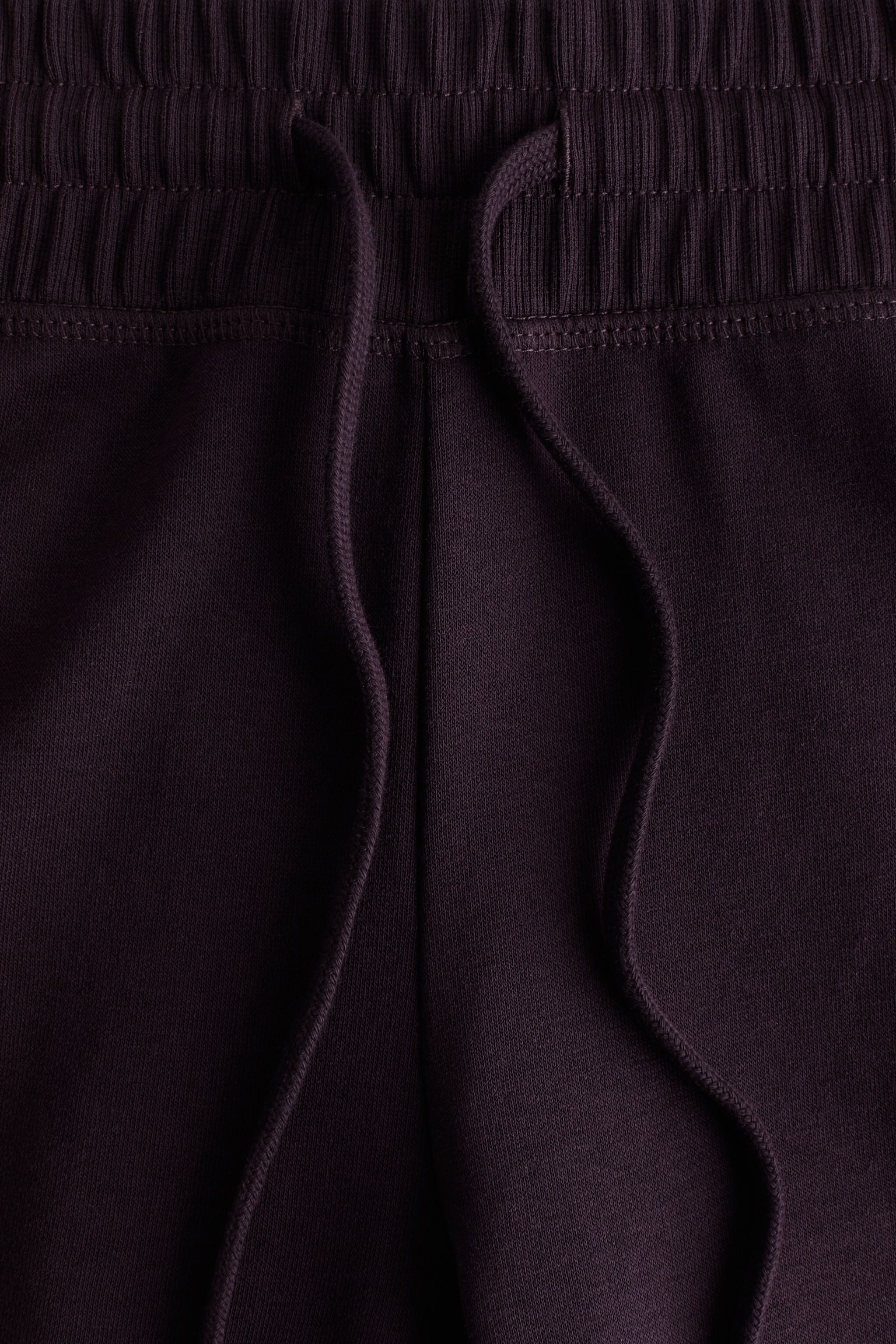 Flared sweatpants - Dark purple/Grey marl - 6