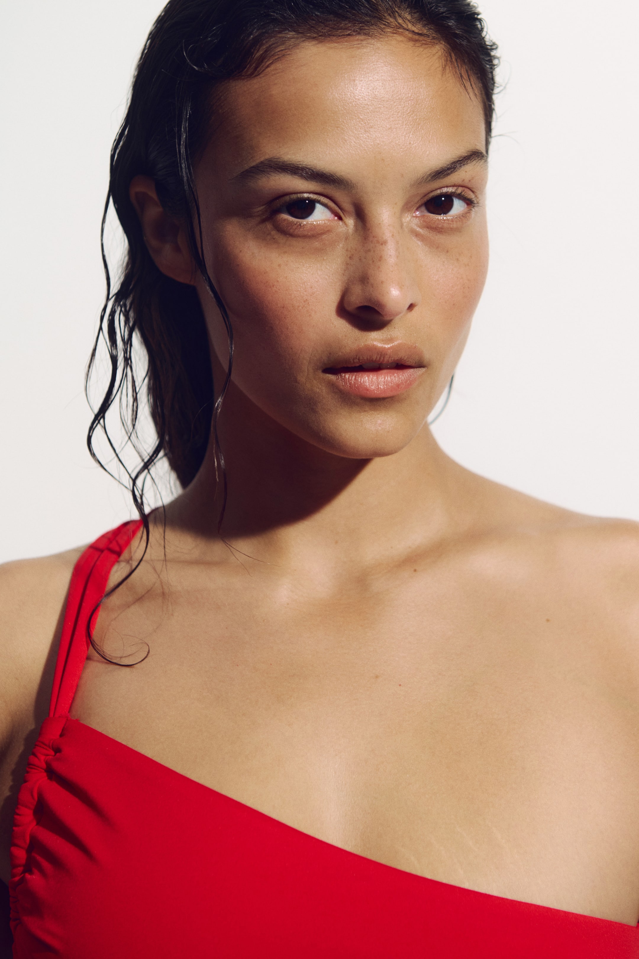 One-Shoulder Cutout Swimsuit