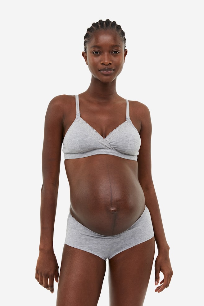 Women's Maternity Solid Breast Feeding Bra Medium Stretchy - Temu United  Kingdom