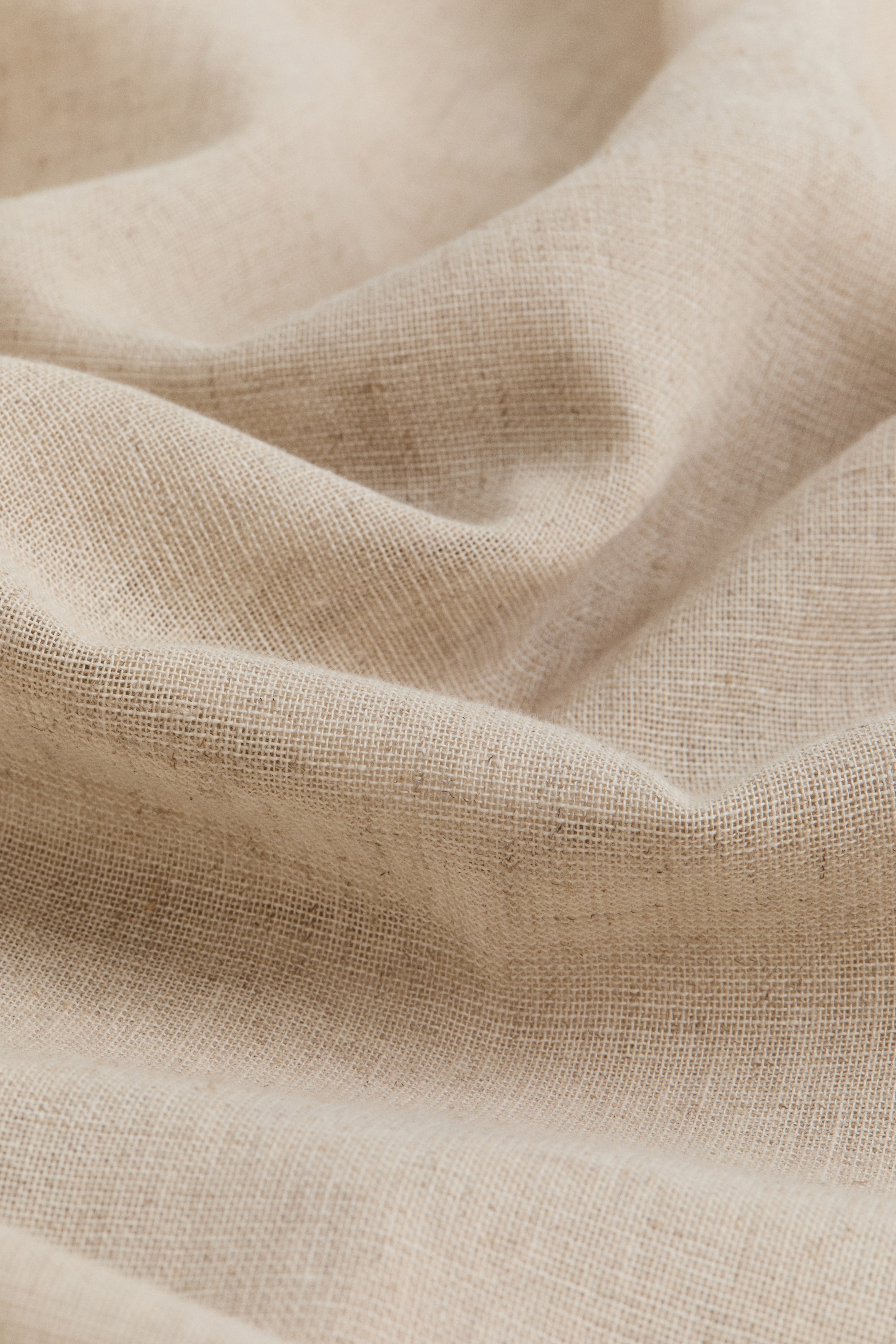 Visualizza immagine più grande: Tende lunghe in misto lino 2 pezzi - Beige - HOME | H&M IT 4