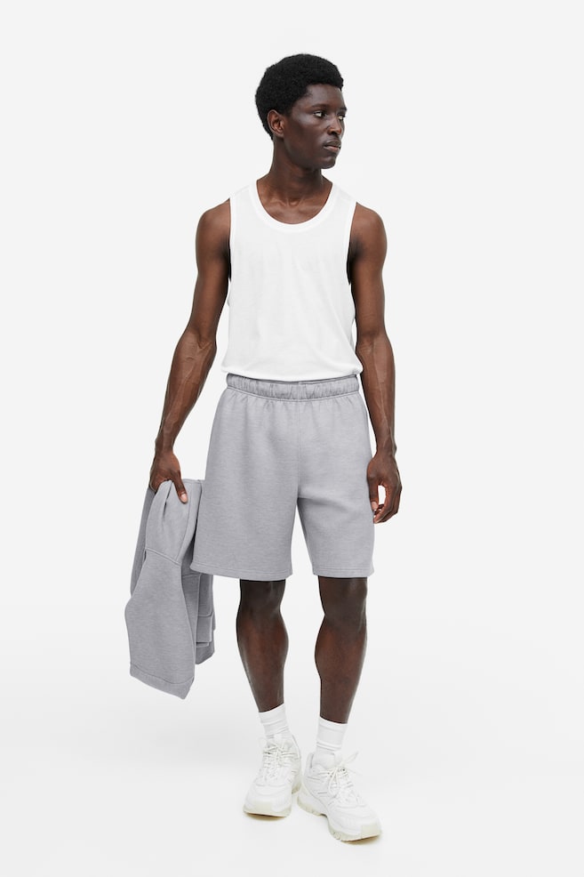 DryMove™ Sports shorts - Grey marl/White/Dark green/Black/dc/dc/dc - 1