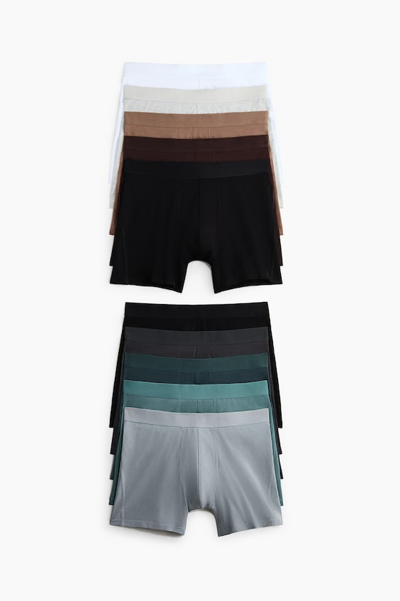 Мужские трусы-боксеры H&M с Lycra, набор 10 пар