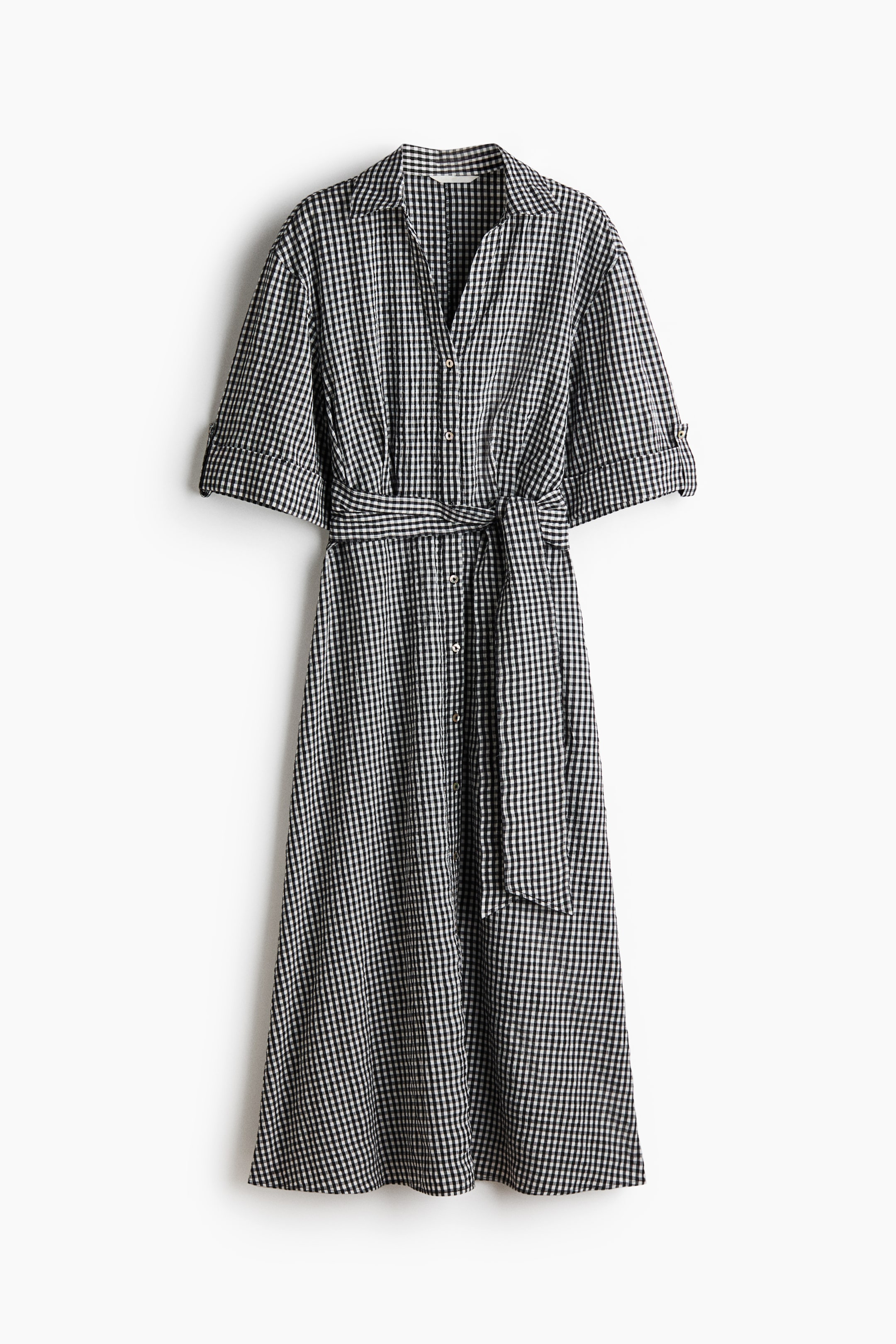 Tie-Belt Dress