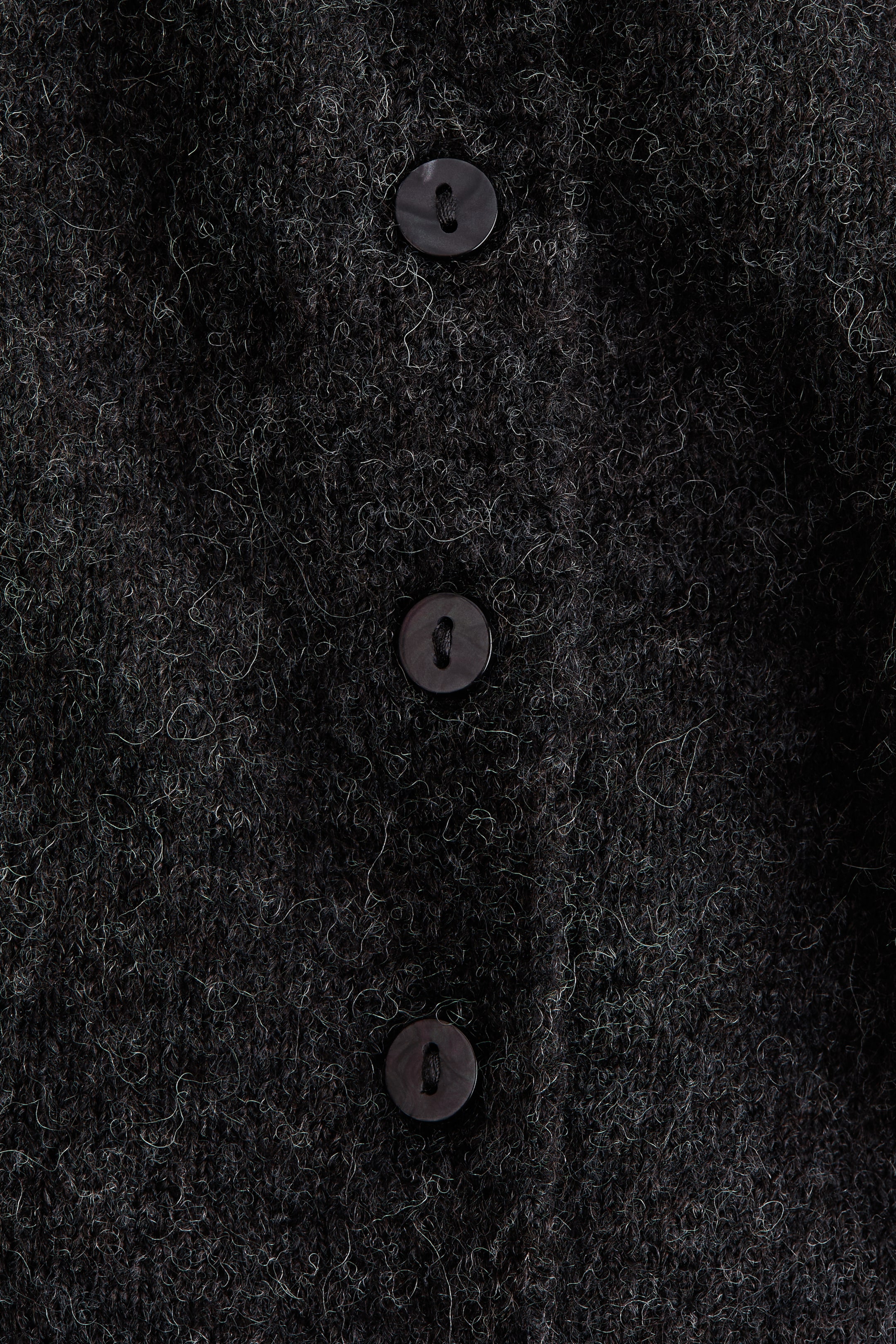 Bouclé-Knit Cardigan