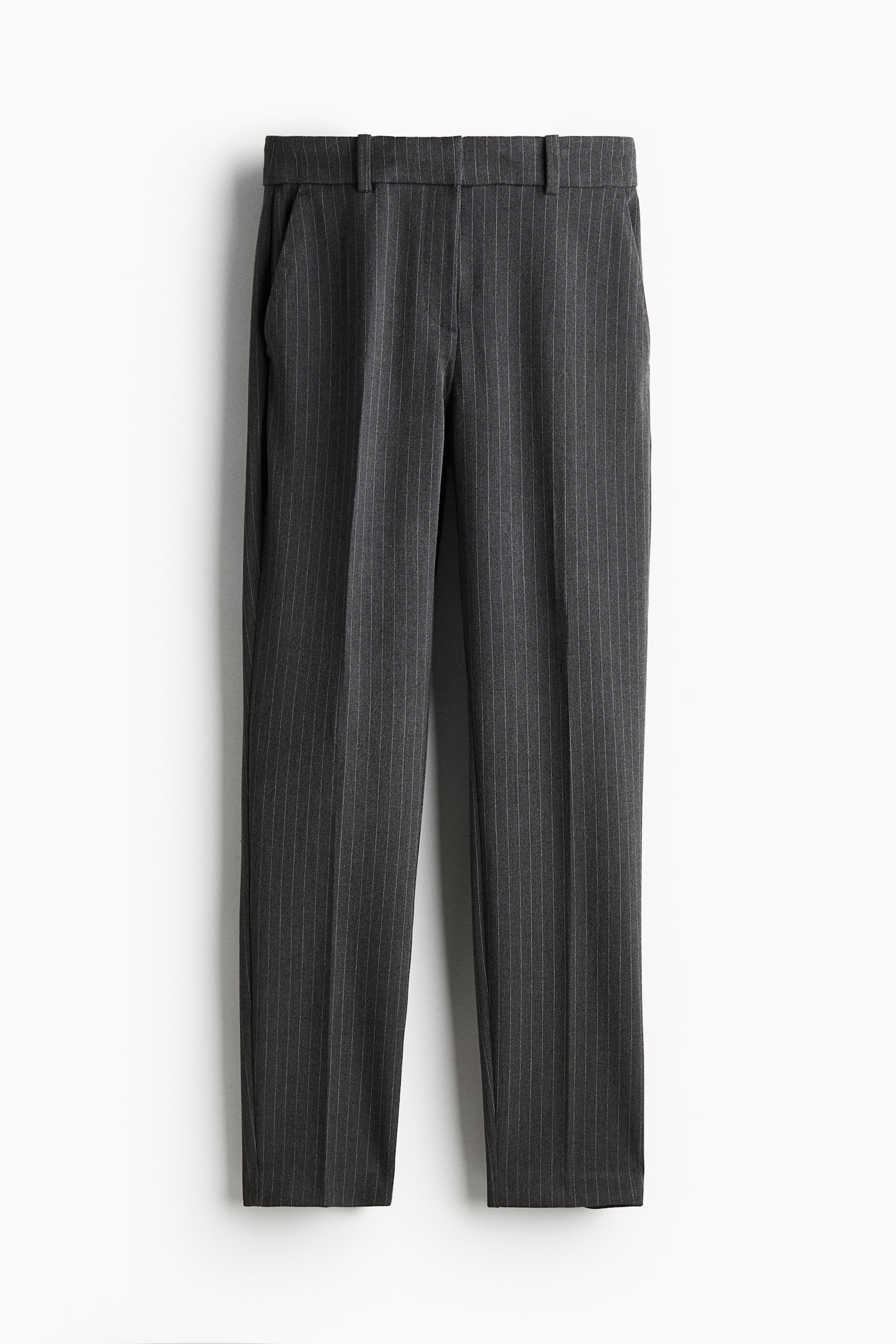 Cigarette trousers - Dark grey/Pinstriped/Black/Navy/Grey/Beige checked/Dark khaki green/Beige/Light beige/Checked/Beige/Dark greige/Greige/Grey/Cream/Dark grey/Checked/Dark grey/Beige/Checked/Light green/Dark grey/Checked/Dark beige/Brown/Checked/Pink/Grey/Checked - 2