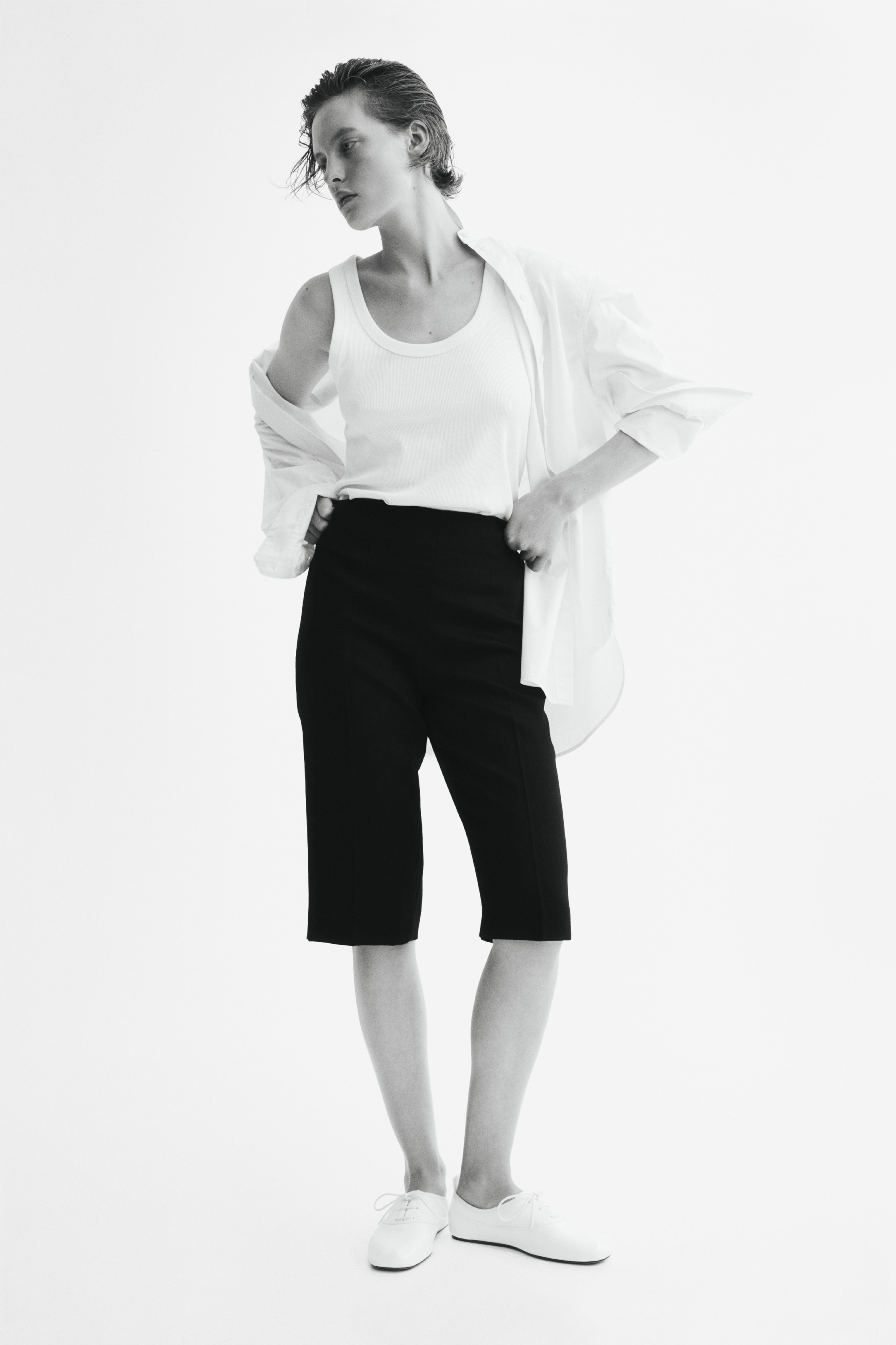 Tailored Capri Pants