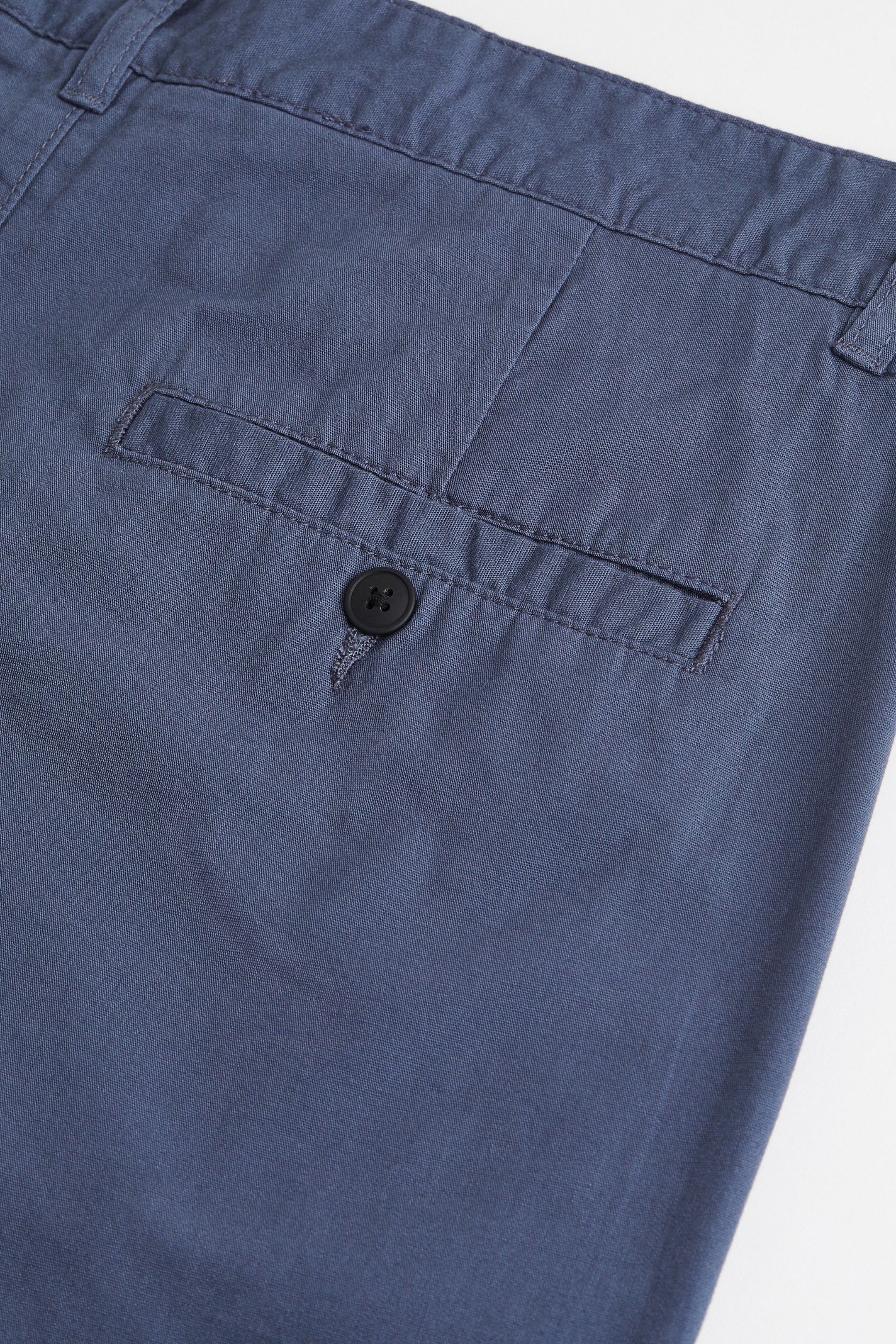 View larger image: Regular Fit Cotton Chino Shorts - Blue - Men | H&M US 2