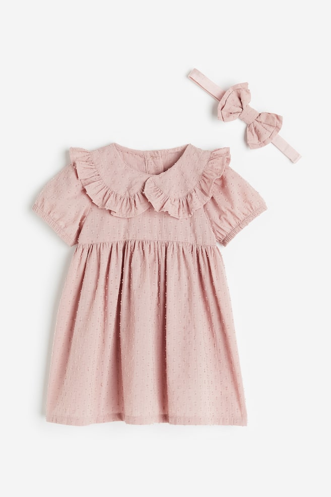 2-piece dress set - Dusty pink - 1