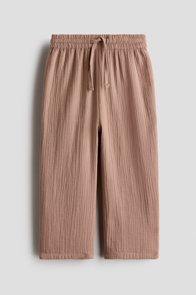 Meke pantalone od pamučnog muslina