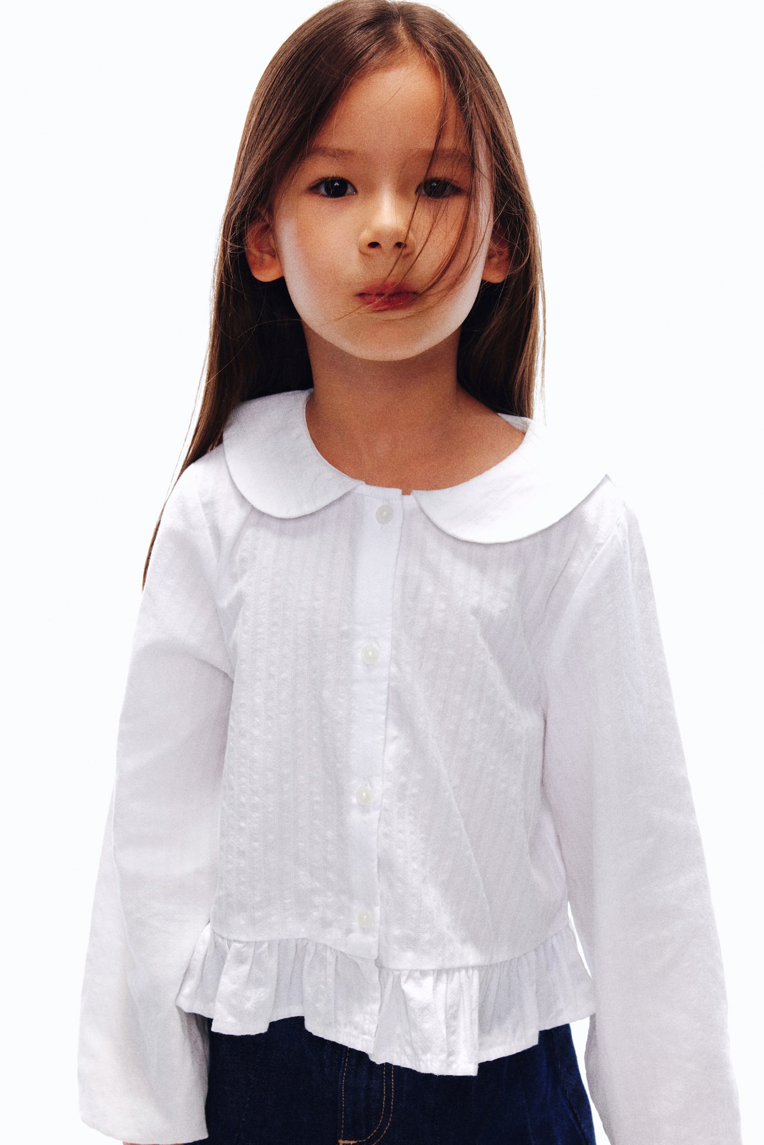 Cotton blouse - White - 3