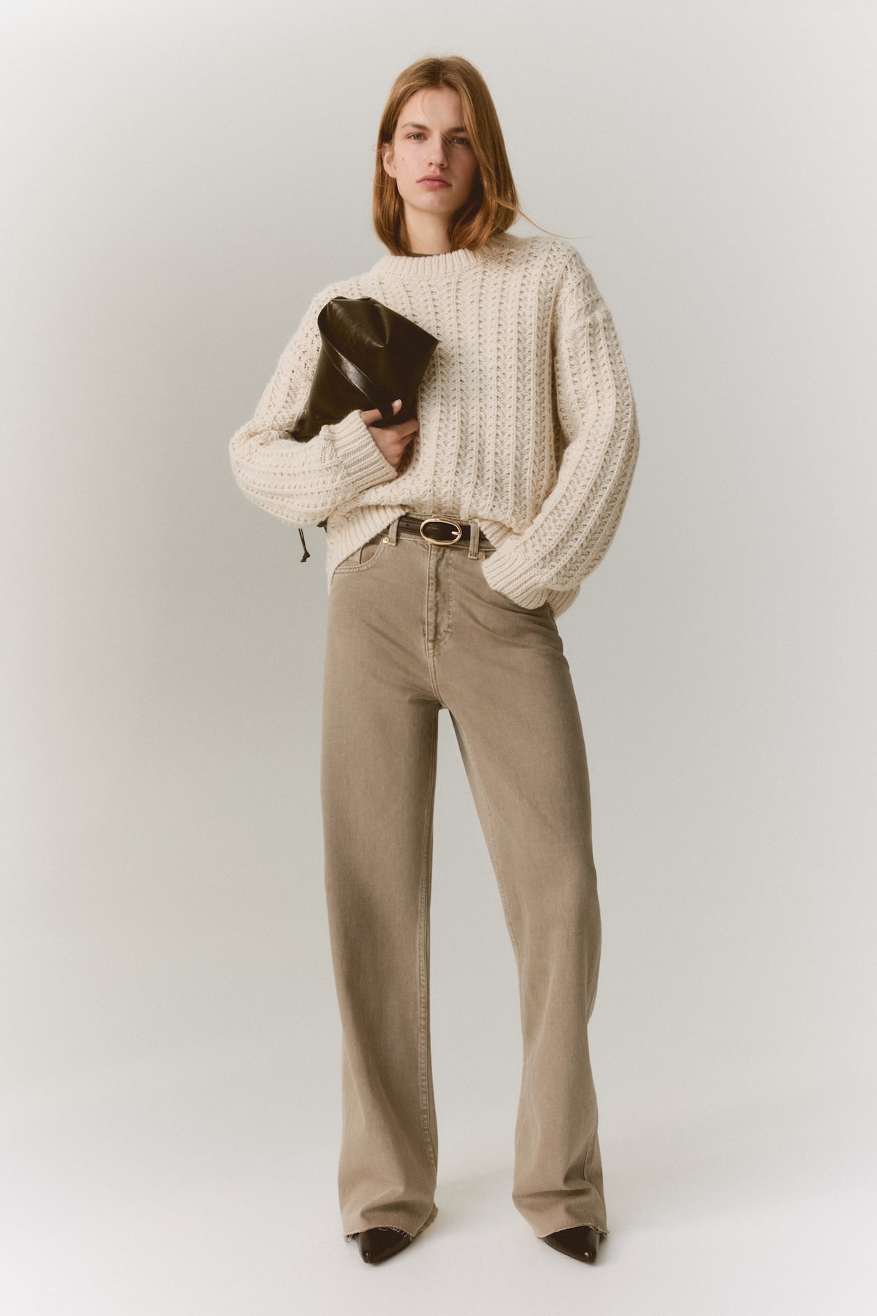Cable-Knit Sweater - image 5