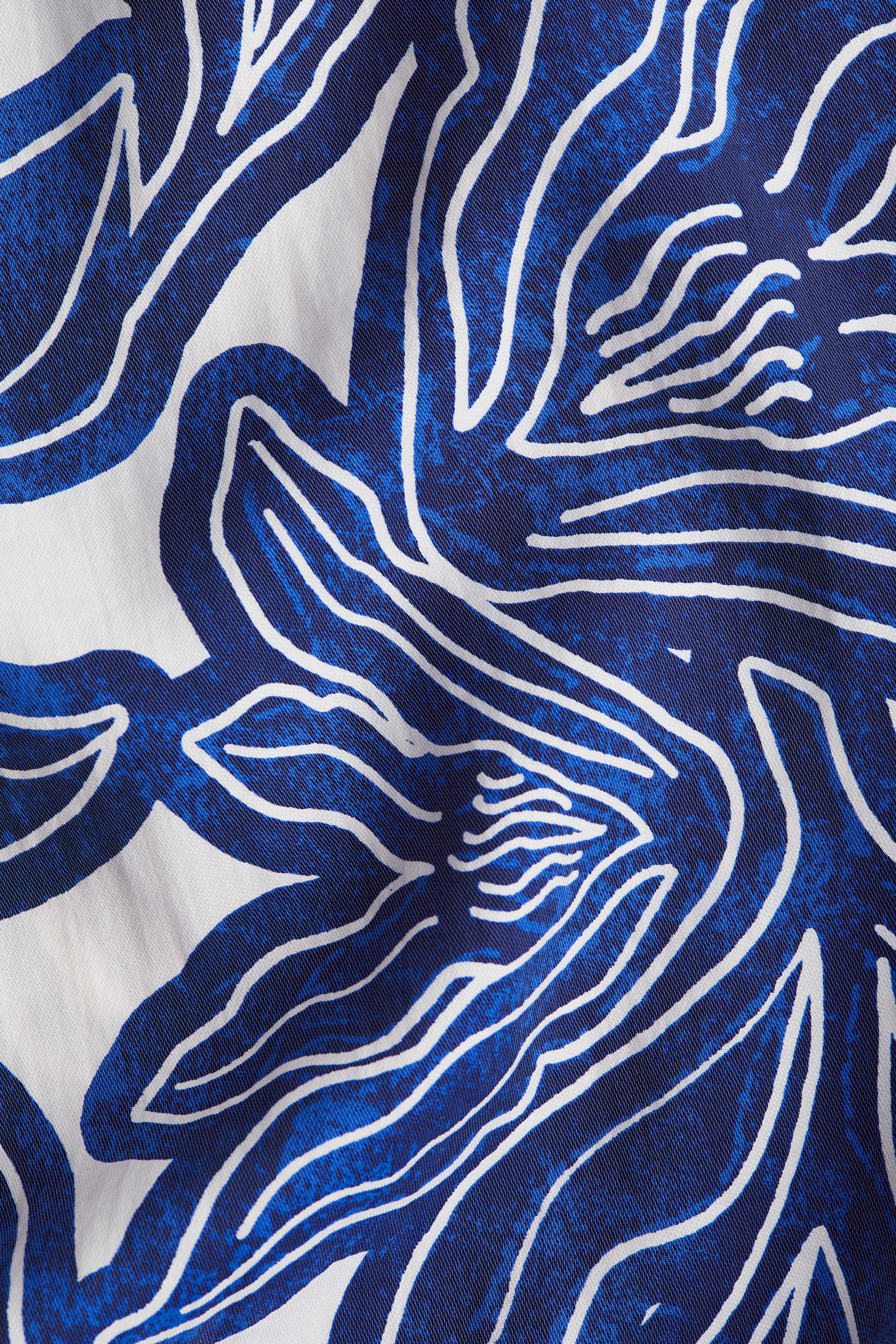 Patterned twill dress