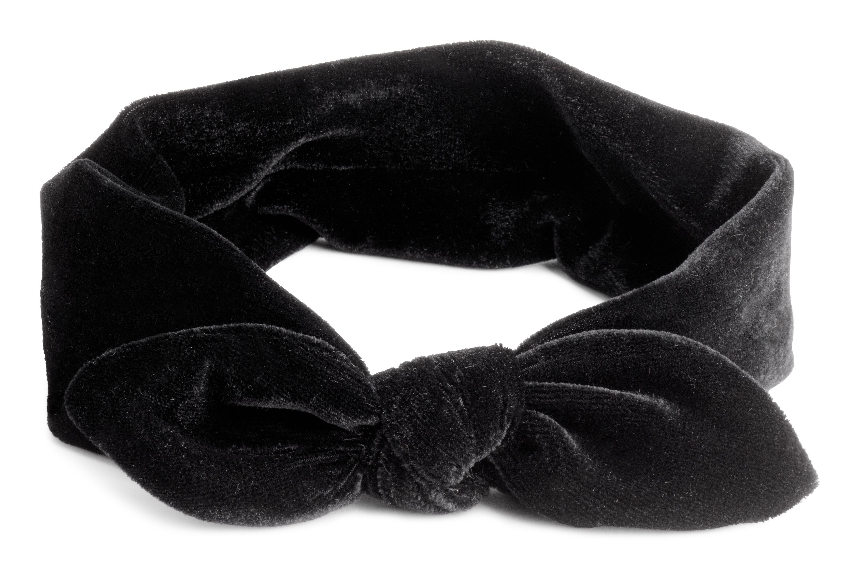 ベロアヘアバンド - ブラック - Kids | H&M JP