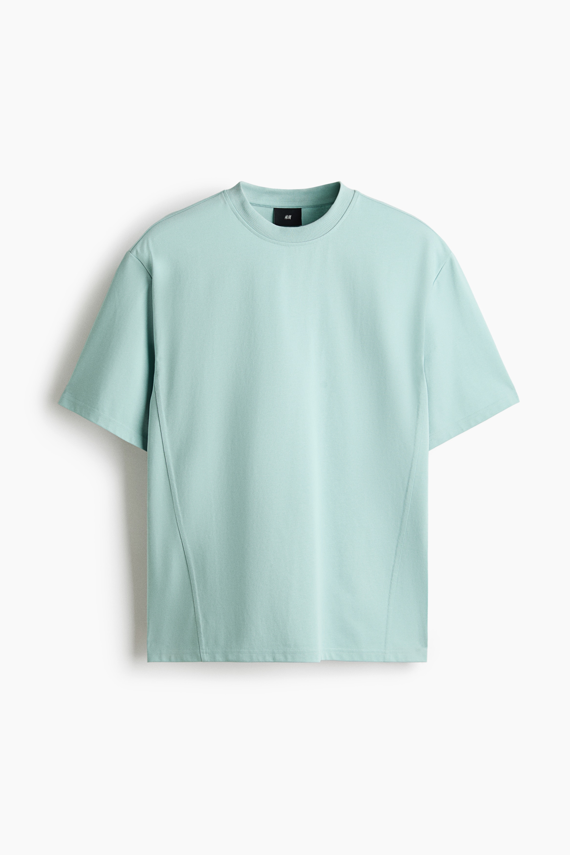Loose-Fit T-Shirt - Turquoise/Light khaki green/Gray melange/Black/White/Beige