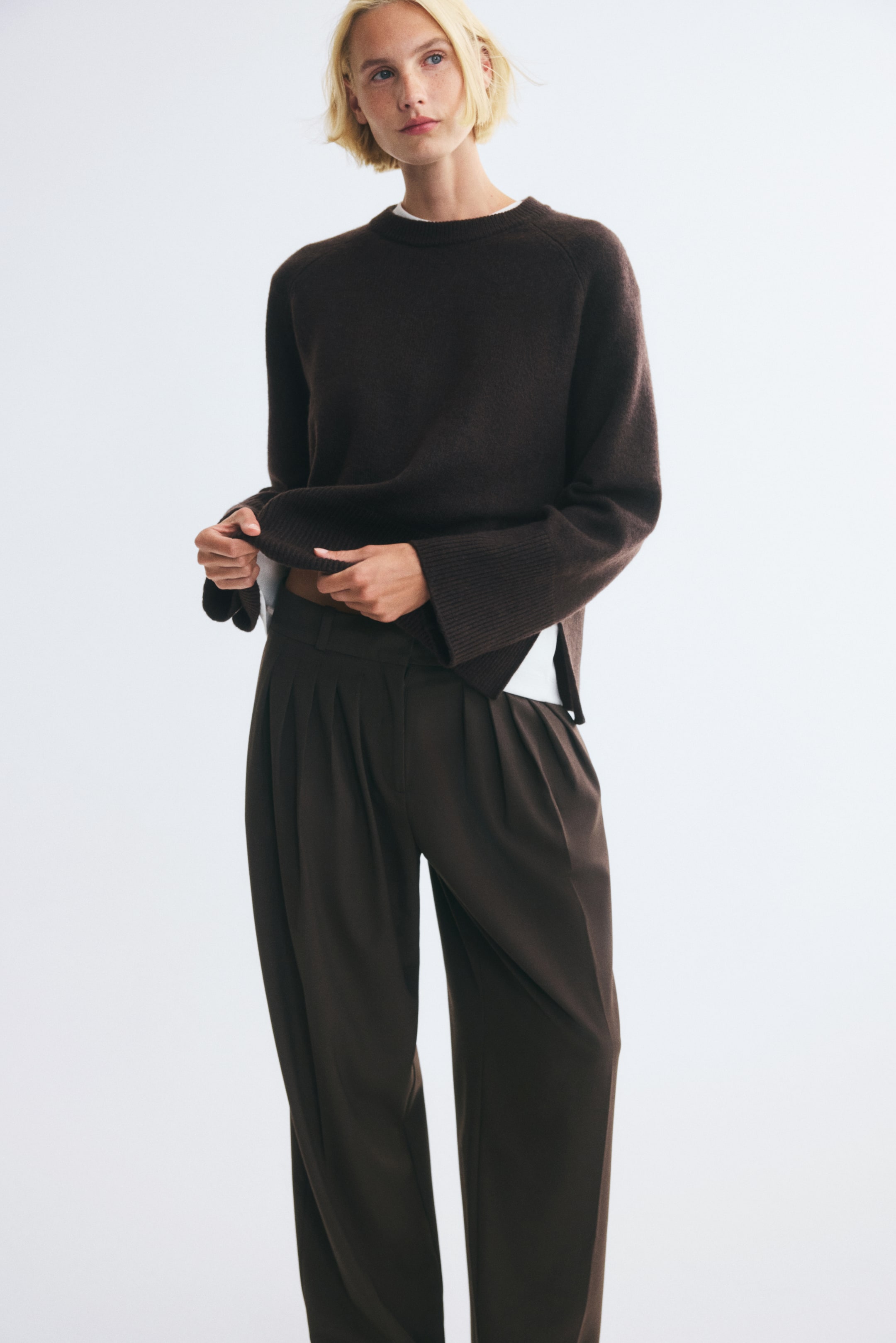 Raglan-Sleeved Sweater