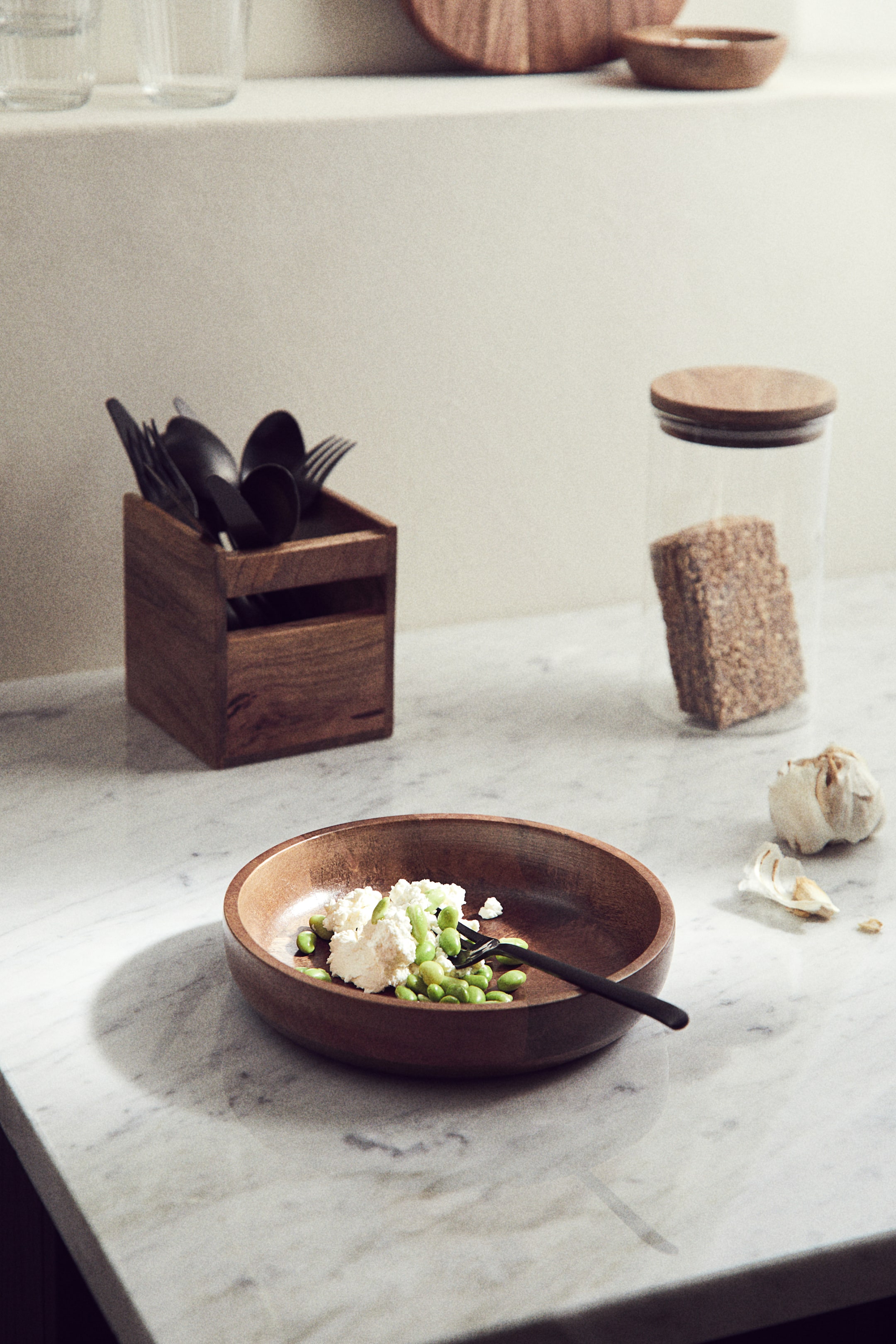 Mango Wood Serving Bowl