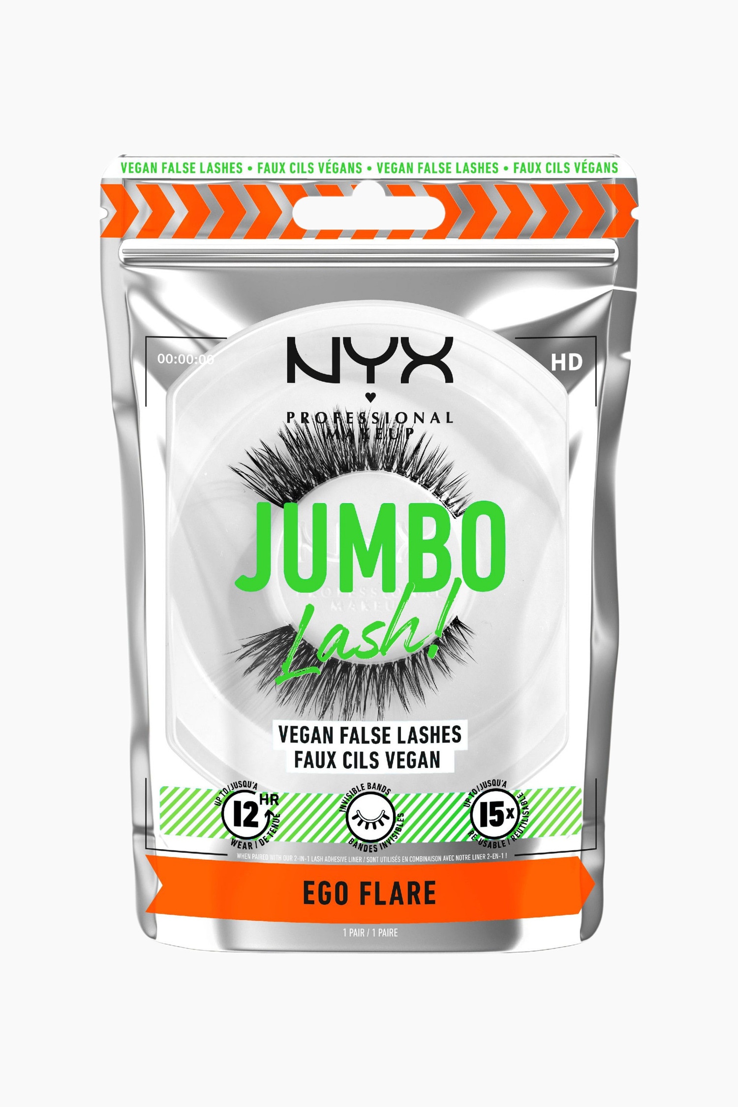 NYX Professional Makeup - Lash! Vegan False Lashes - Ego Flare